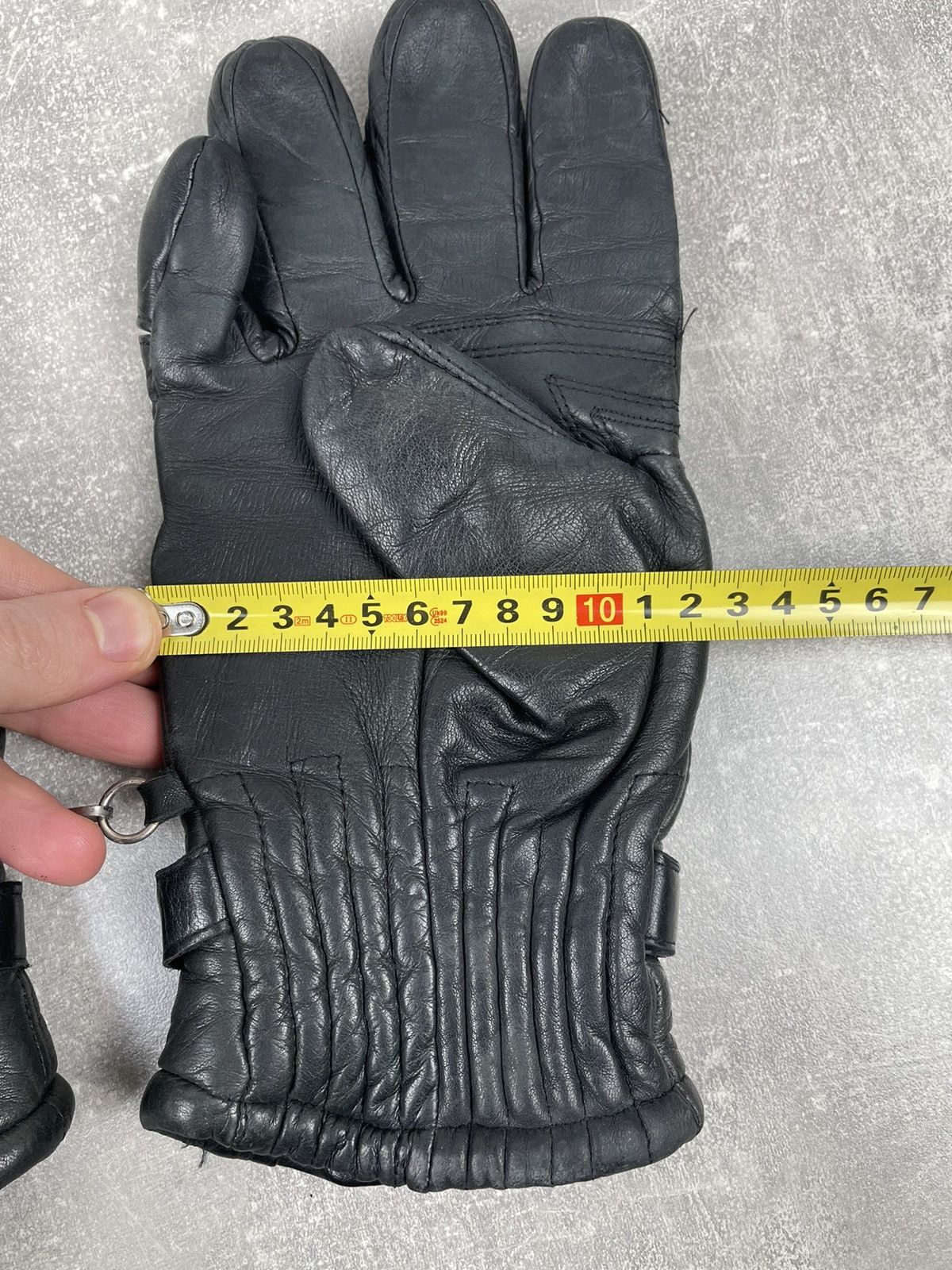 Genuine Leather × Vintage Awesome Vintage Racing Y2K Moto Biker Gloves Size ONE SIZE - 9 Thumbnail