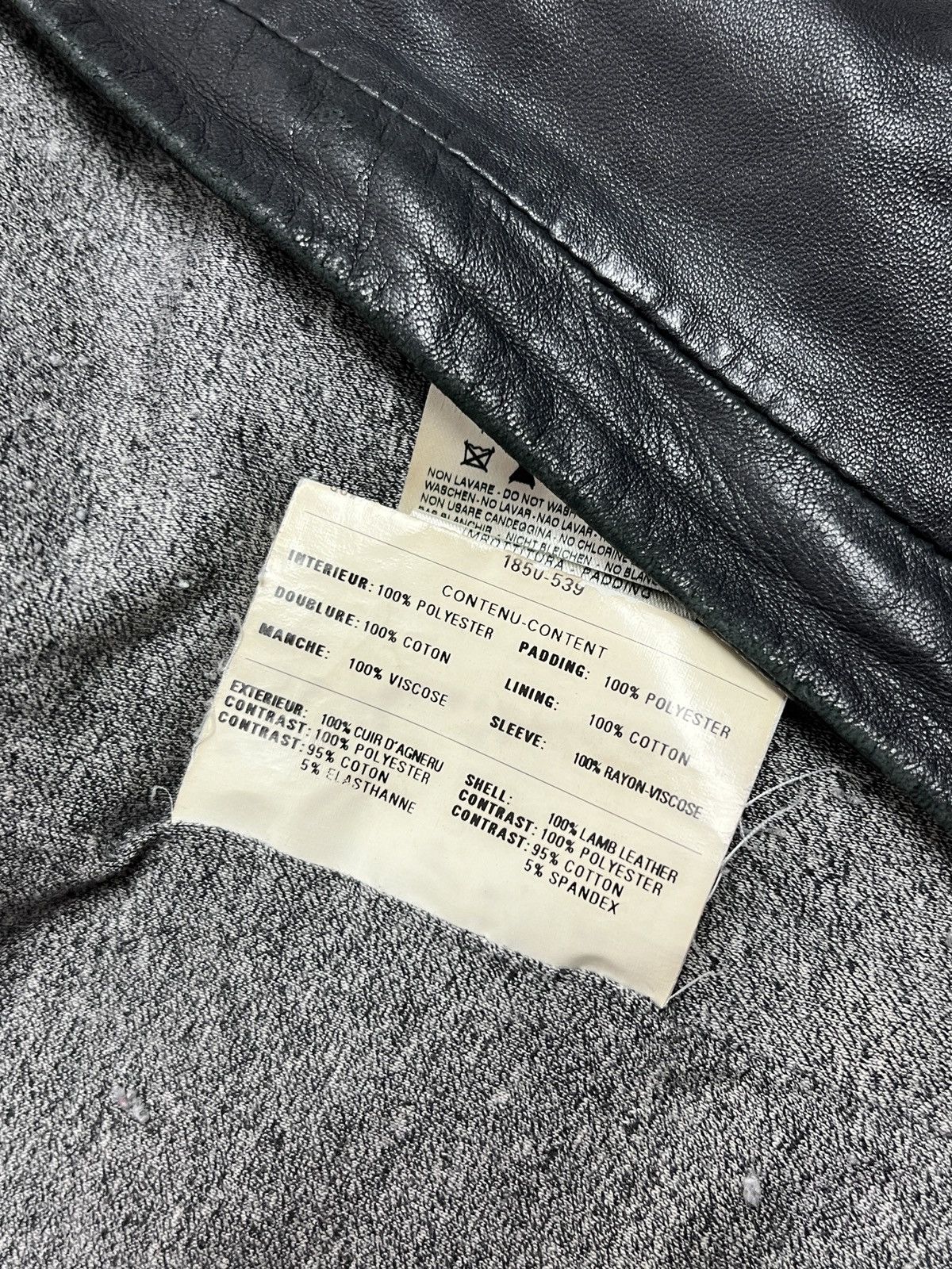 Diesel Black Gold Vintage Diesel Black Gold Rider Punk Lamb Leather Jacket Size M / US 6-8 / IT 42-44 - 9 Thumbnail