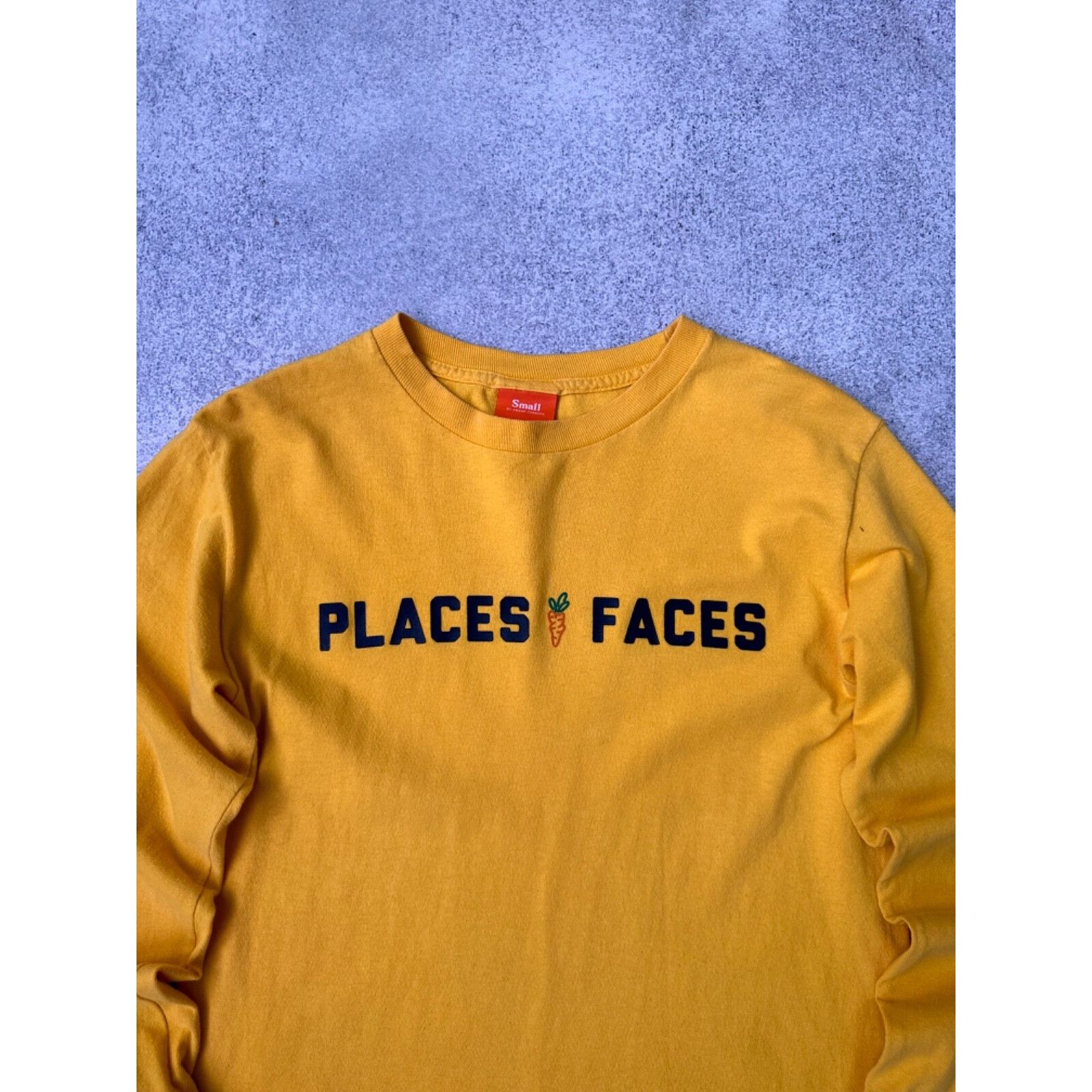 Places + Faces Places + Faces Carrot Orange Big Logo Long Sleeve Size US S / EU 44-46 / 1 - 6 Thumbnail