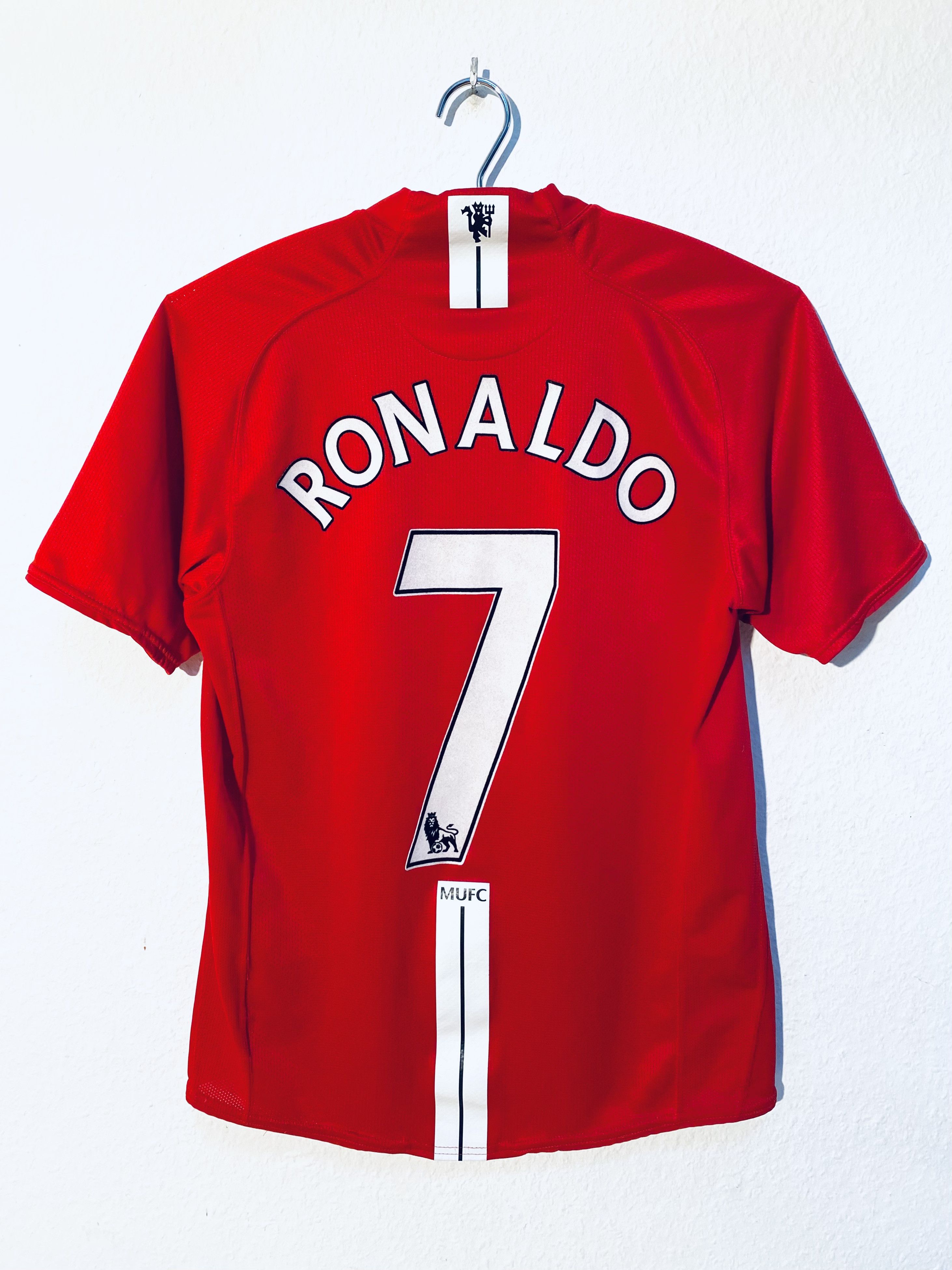 Nike Manchester United *Ronaldo* League Home Jersey 2007 / 2009 Size US S / EU 44-46 / 1 - 1 Thumbnail