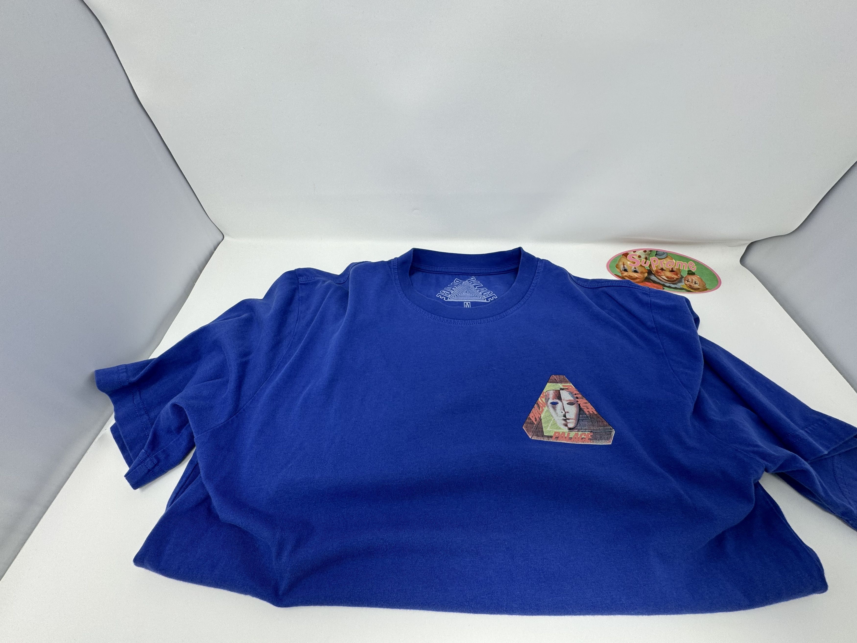 Palace Tri-bury Tri Ferg mask navy shirt Size US L / EU 52-54 / 3 - 1 Thumbnail