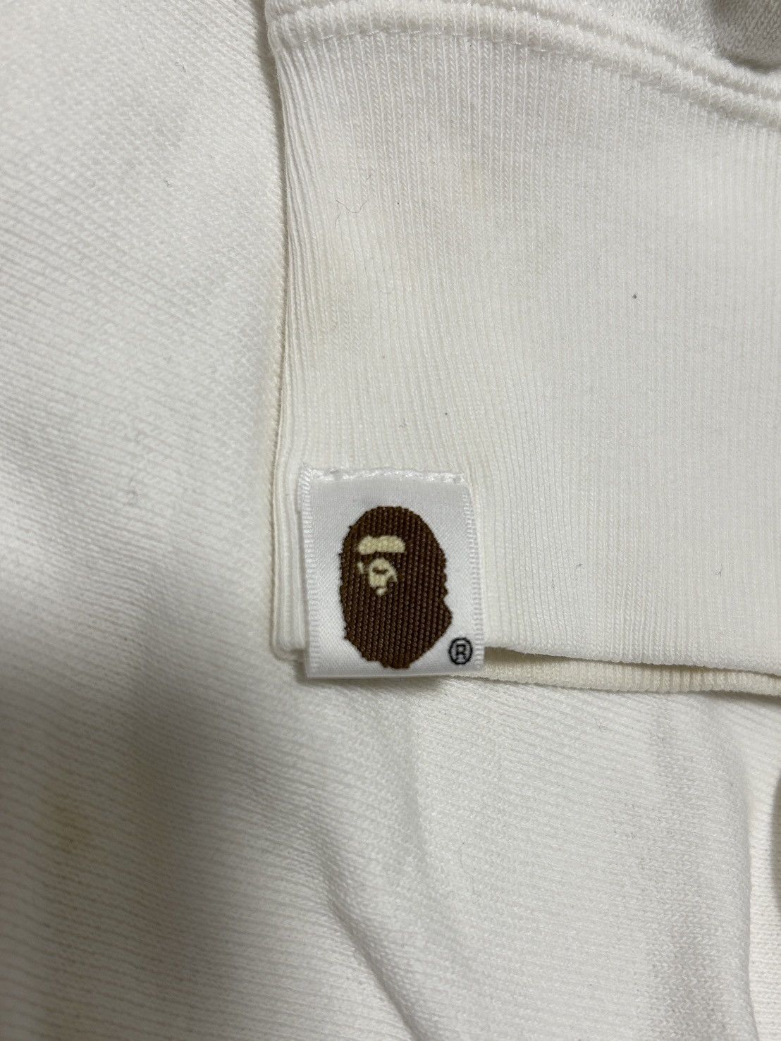 Bape OG Bape White Baby Milo Friends Logo Full Zip Hoodie Size US L / EU 52-54 / 3 - 5 Thumbnail