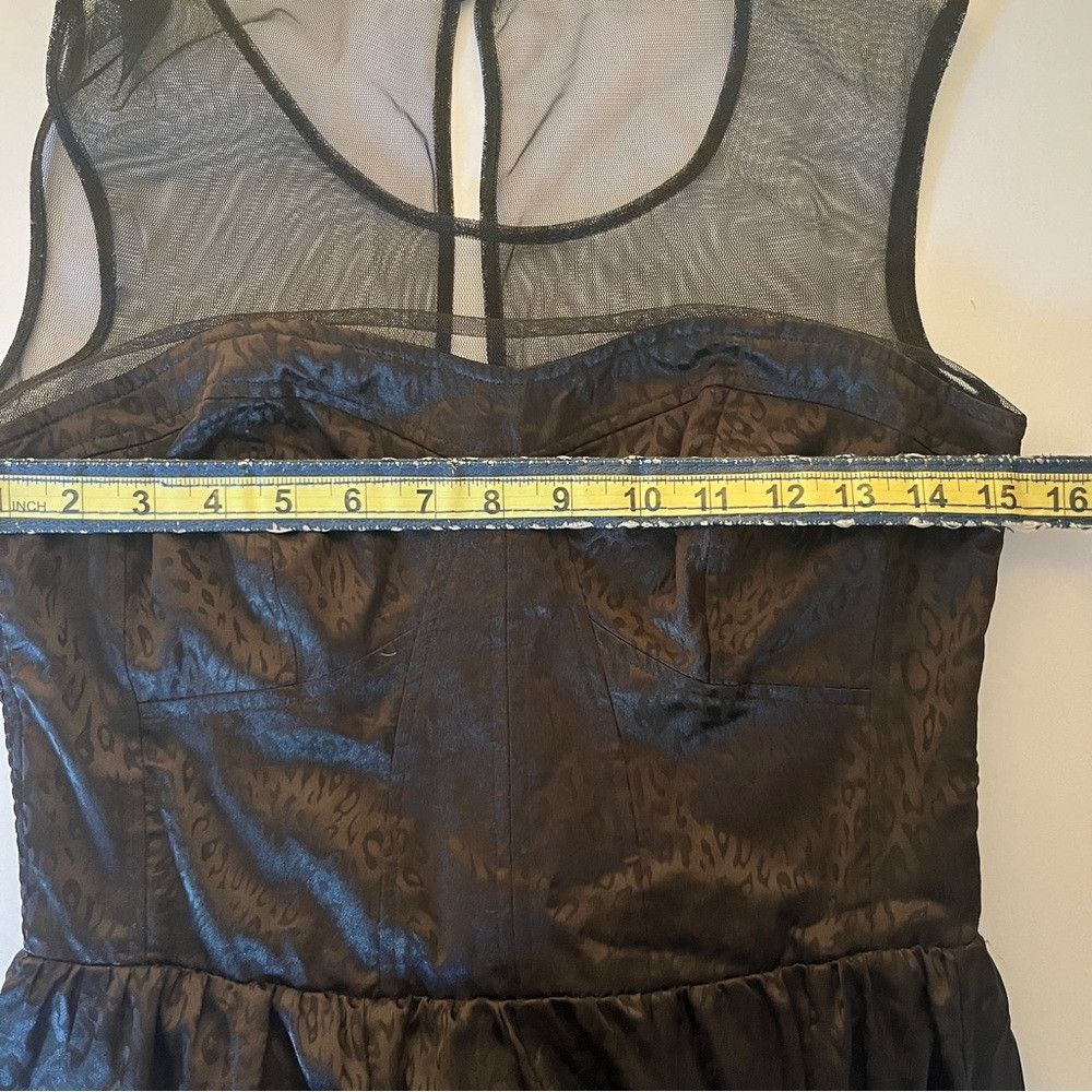 Guess GUESS Sleeveless Black Leopard Dress NWOT Sz.6 Medium Size ONE SIZE - 6 Thumbnail