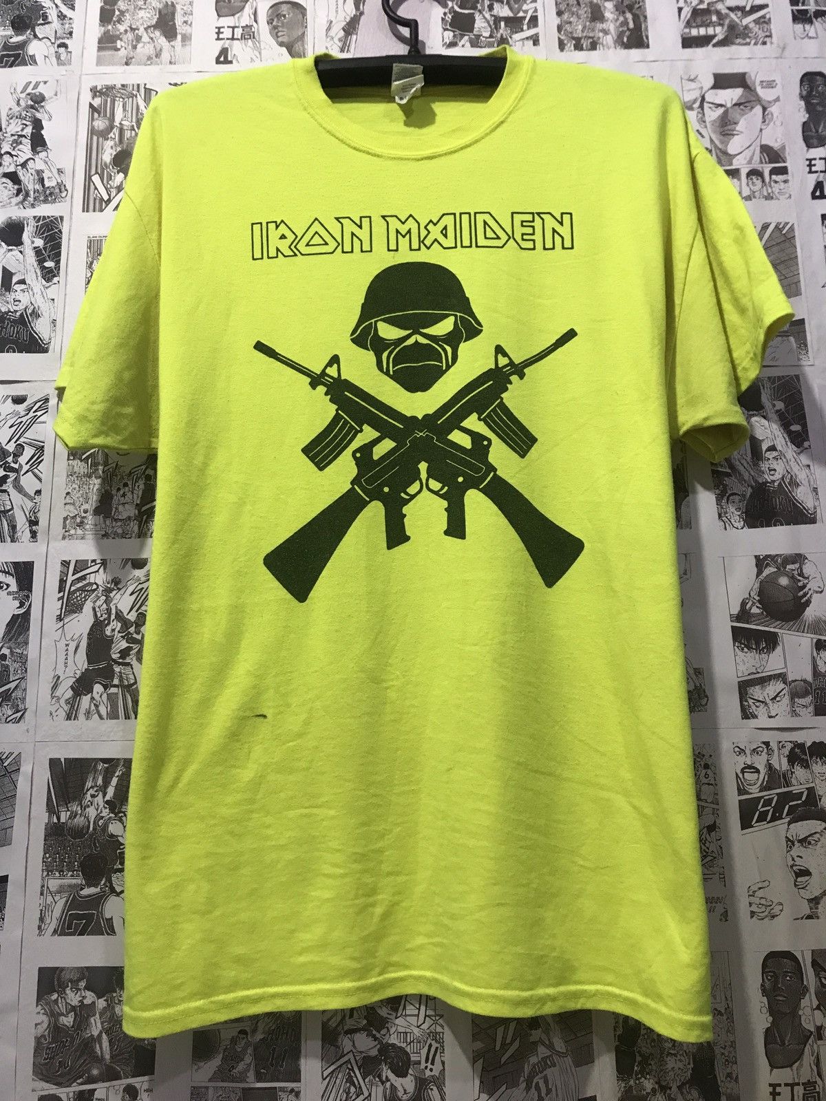 Band Tees × Japanese Brand I Ron Maiden Reflective T-Shirt XL Size US XL / EU 56 / 4 - 1 Thumbnail