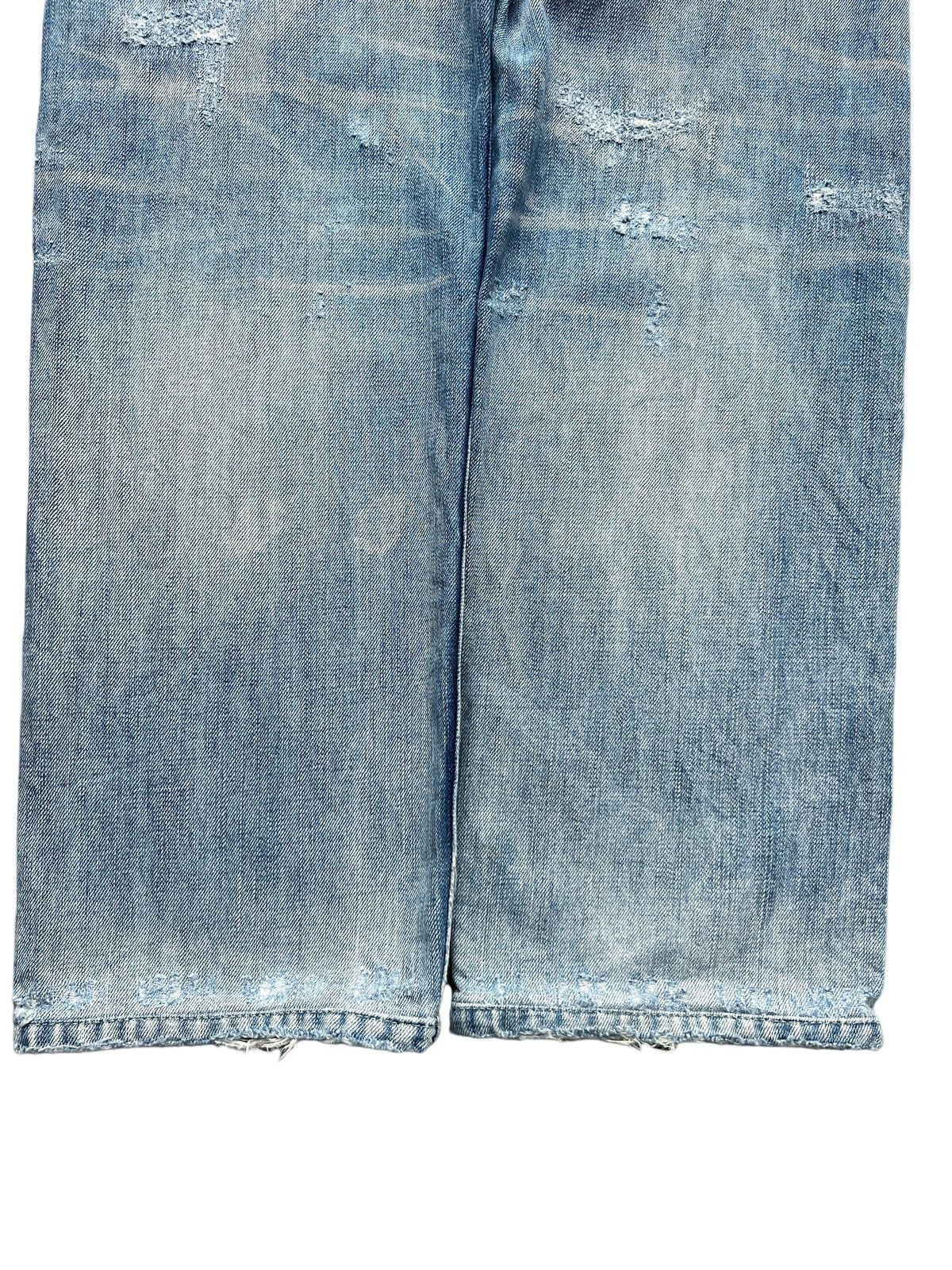 NANO universe Nano Universe Japan Distressed Denim Jeans 34x29.5 Size US 34 / EU 50 - 5 Thumbnail
