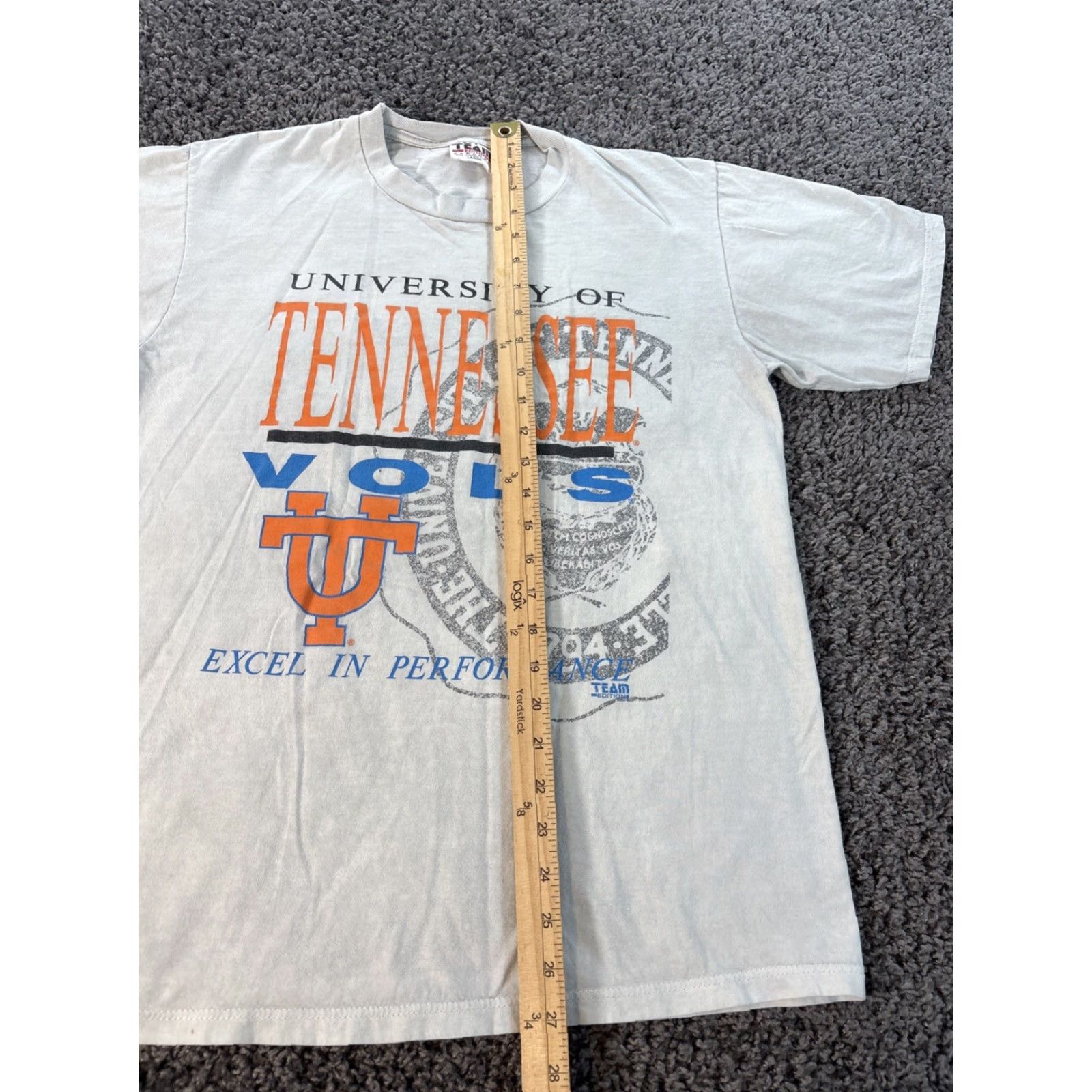 Etro VINTAGE Tennessee Volunteers Single Stitch T-Shirt L Made in USA White Retro Mens Shirt Size US L / EU 52-54 / 3 - 2 Thumbnail