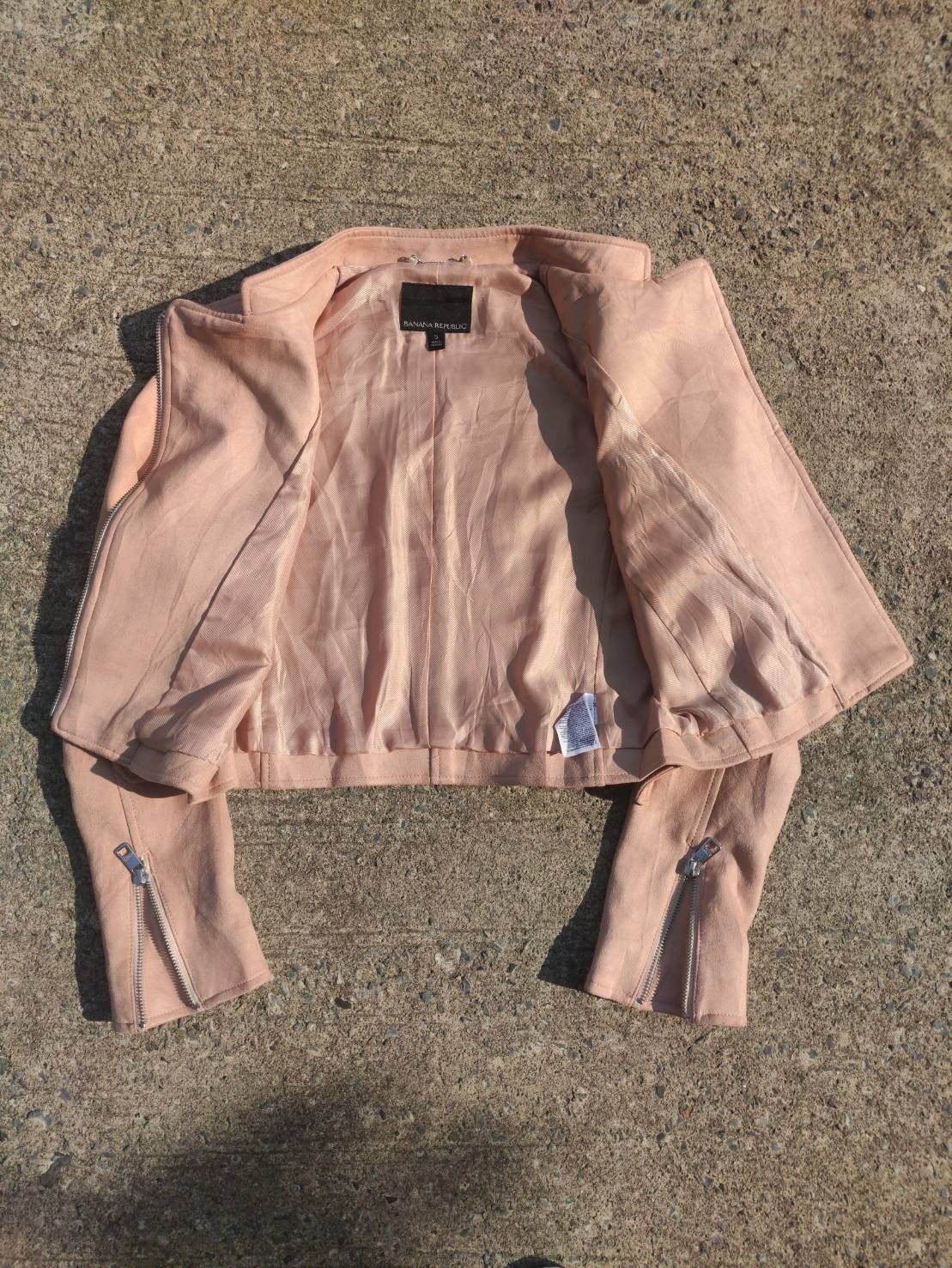 Banana Republic Banana Republic Vegan Suede Moto Jacket Size S / US 4 / IT 40 - 3 Thumbnail