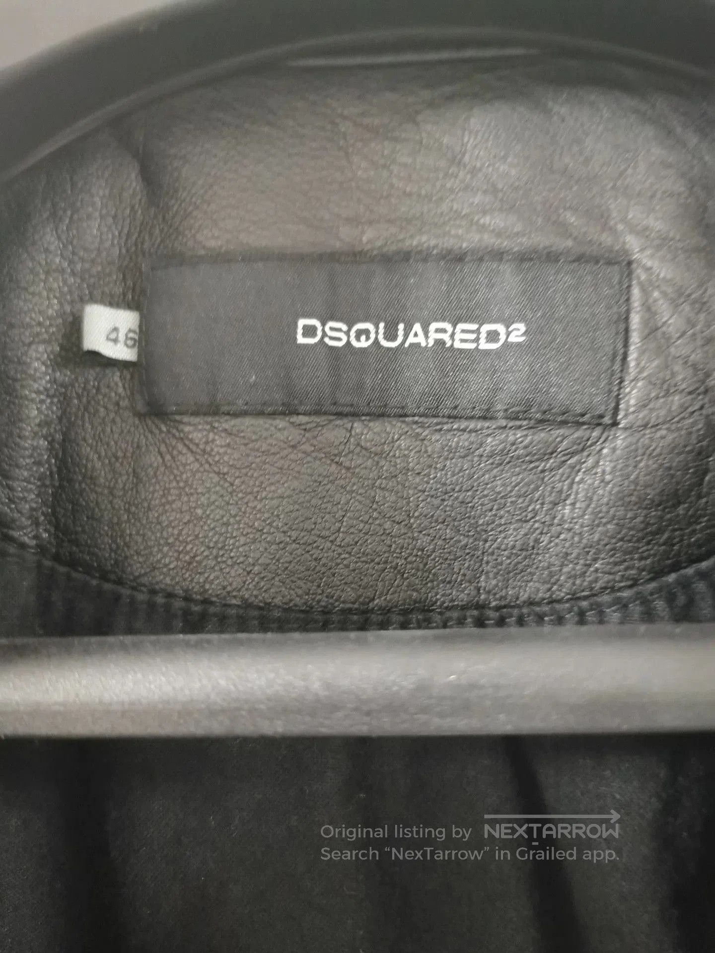 Dsquared2 Soft Black Leather Jacket from Dsquared2. Size US S / EU 44-46 / 1 - 3 Thumbnail