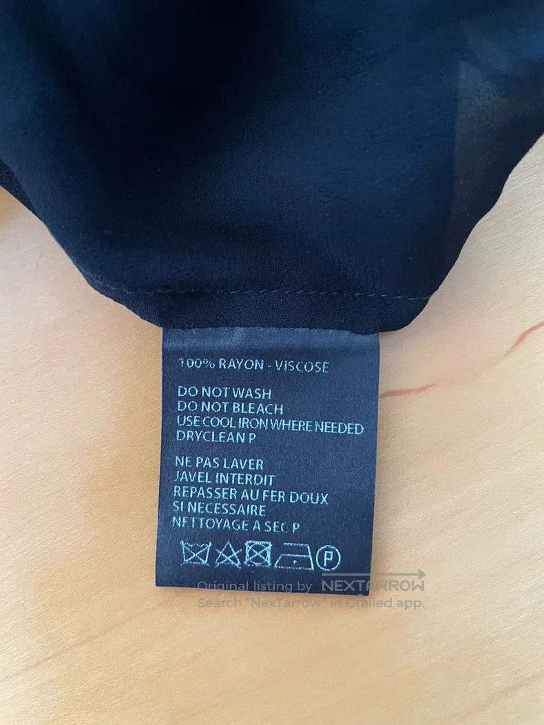 Ann Demeulemeester Sheer Backless Top.