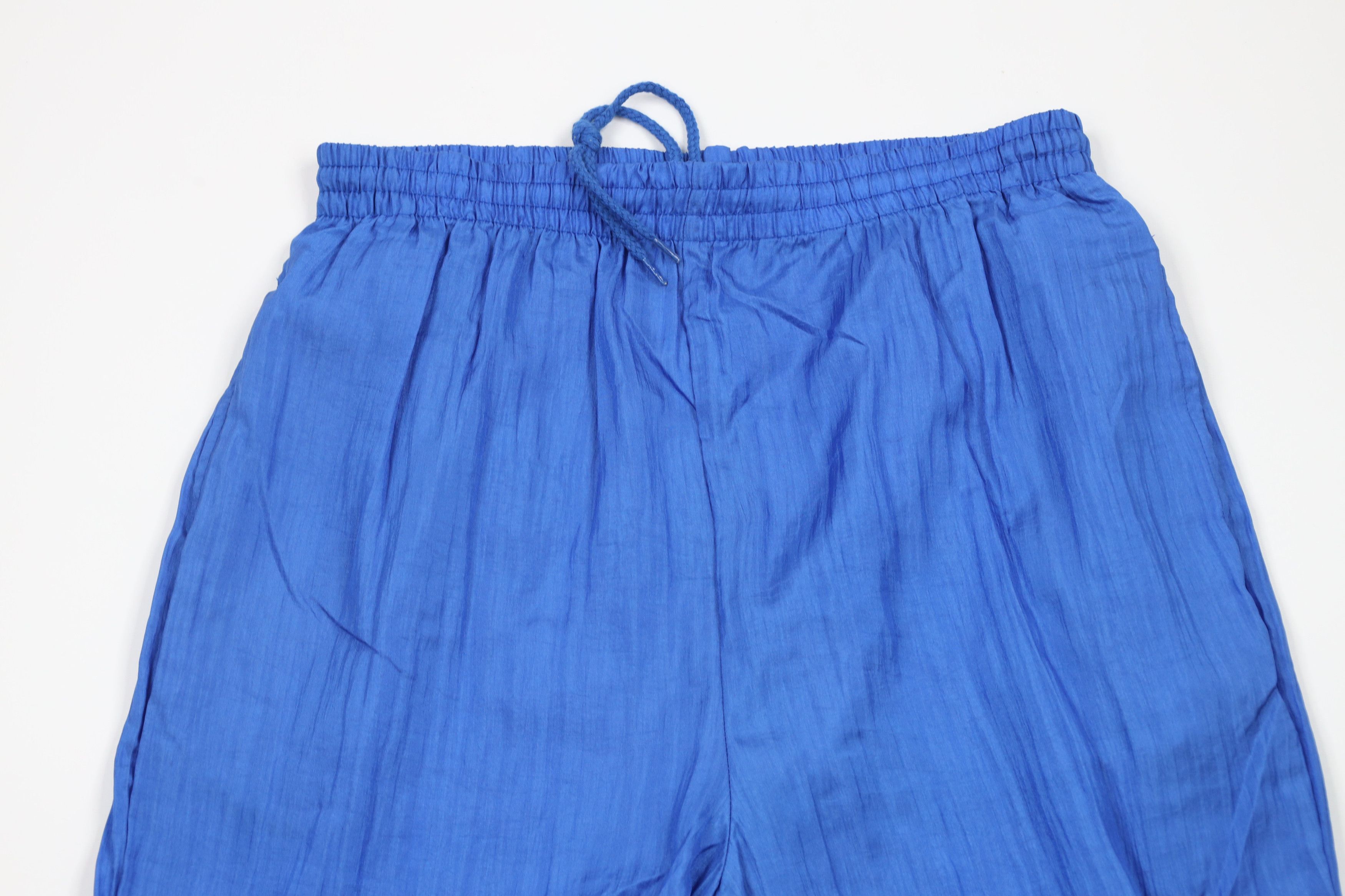 Vintage Vintage 90s Bike Cuffed Nylon Windbreaker Joggers Pants Size US 36 / EU 52 - 2 Thumbnail