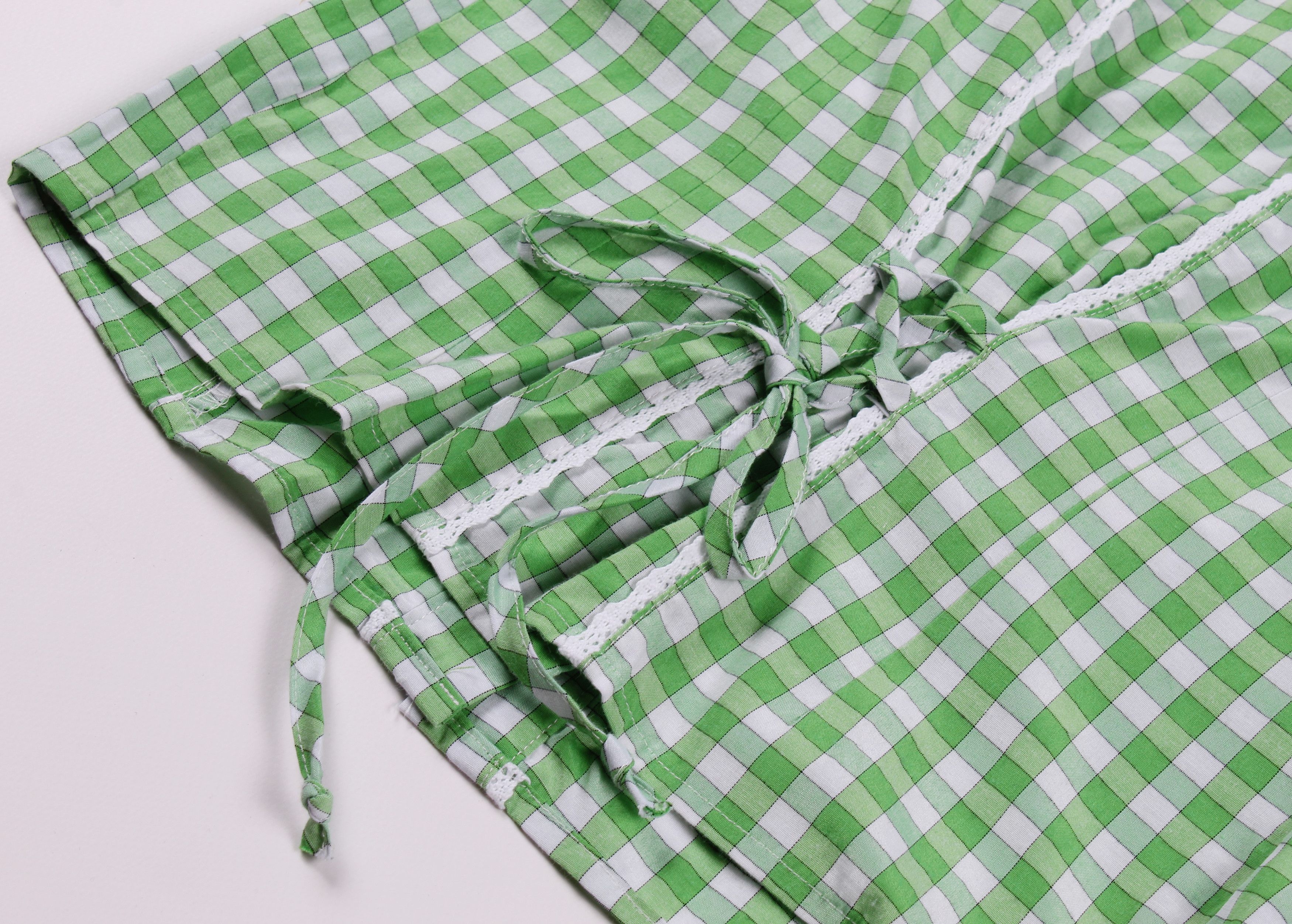 Vintage Vintage Y2K Austrian Checkered Blouse Top Size S / US 4 / IT 40 - 8 Thumbnail