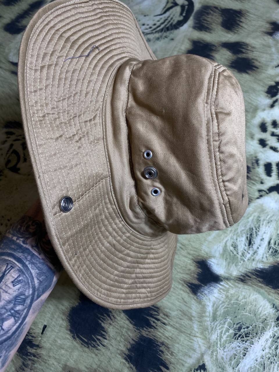 Vintage Army Bucket Hat Size ONE SIZE - 5 Thumbnail