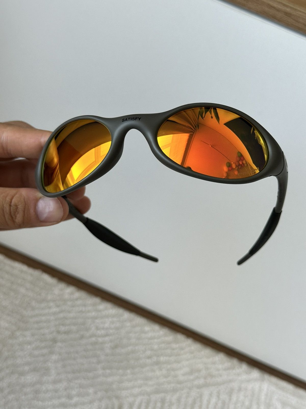 OAKLEY × SATISFY EYE JACKET PRIZM ブラウン. OAKLEY × SATISFY EYE JACKET PRIZM ブラウン`` OAKLEY SATISFY EYE