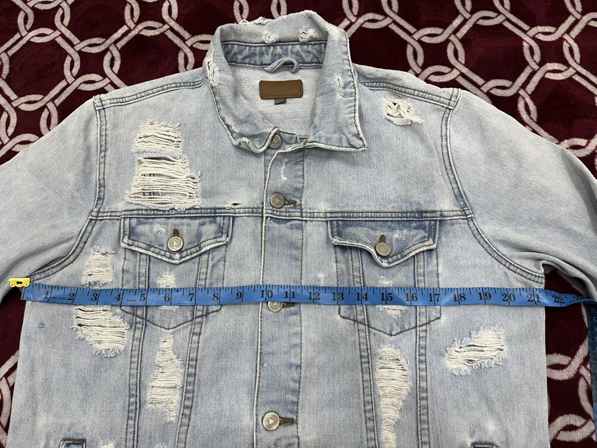 Asos Asos Ripped Trucker Denim Jacket Size US L / EU 52-54 / 3 - 20 Thumbnail