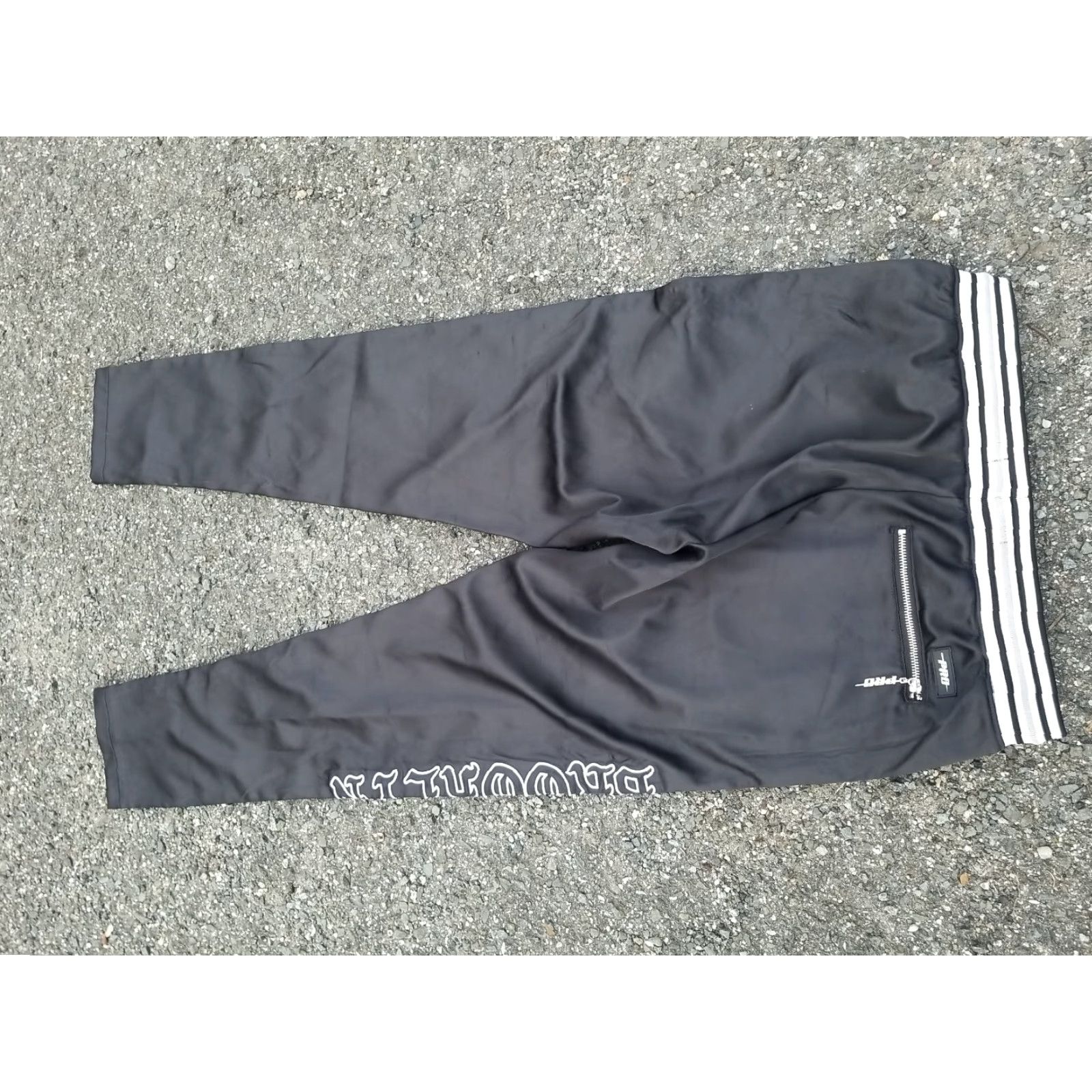 Pro Standard PRO STANDARD MENS Tracksuit 2 Piece Brooklyn Nets jogger pants SIZE L Black Pockets Drawstring Basketball Size 42R - 3 Thumbnail