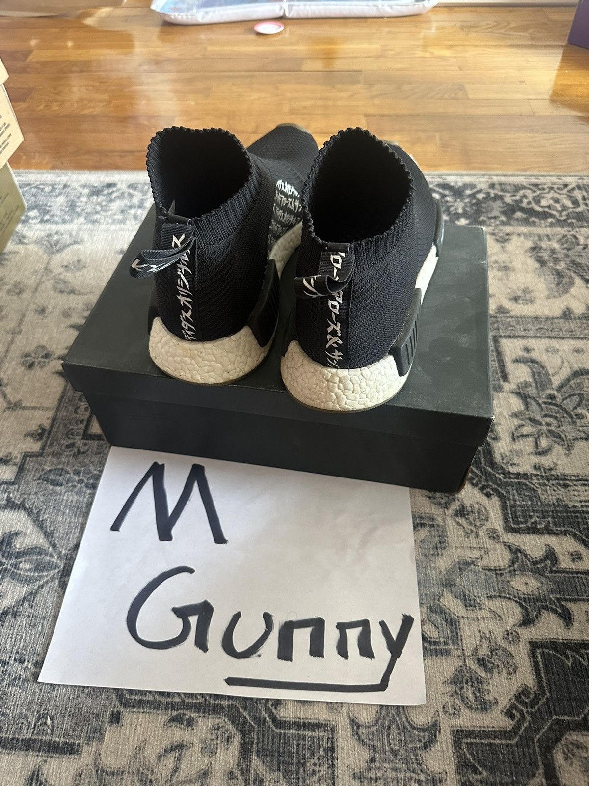 Adidas × Japanese Brand Used 2017 United Arrows and Sons x NMD PK Core Black Size US 11 / EU 44 - 3 Thumbnail