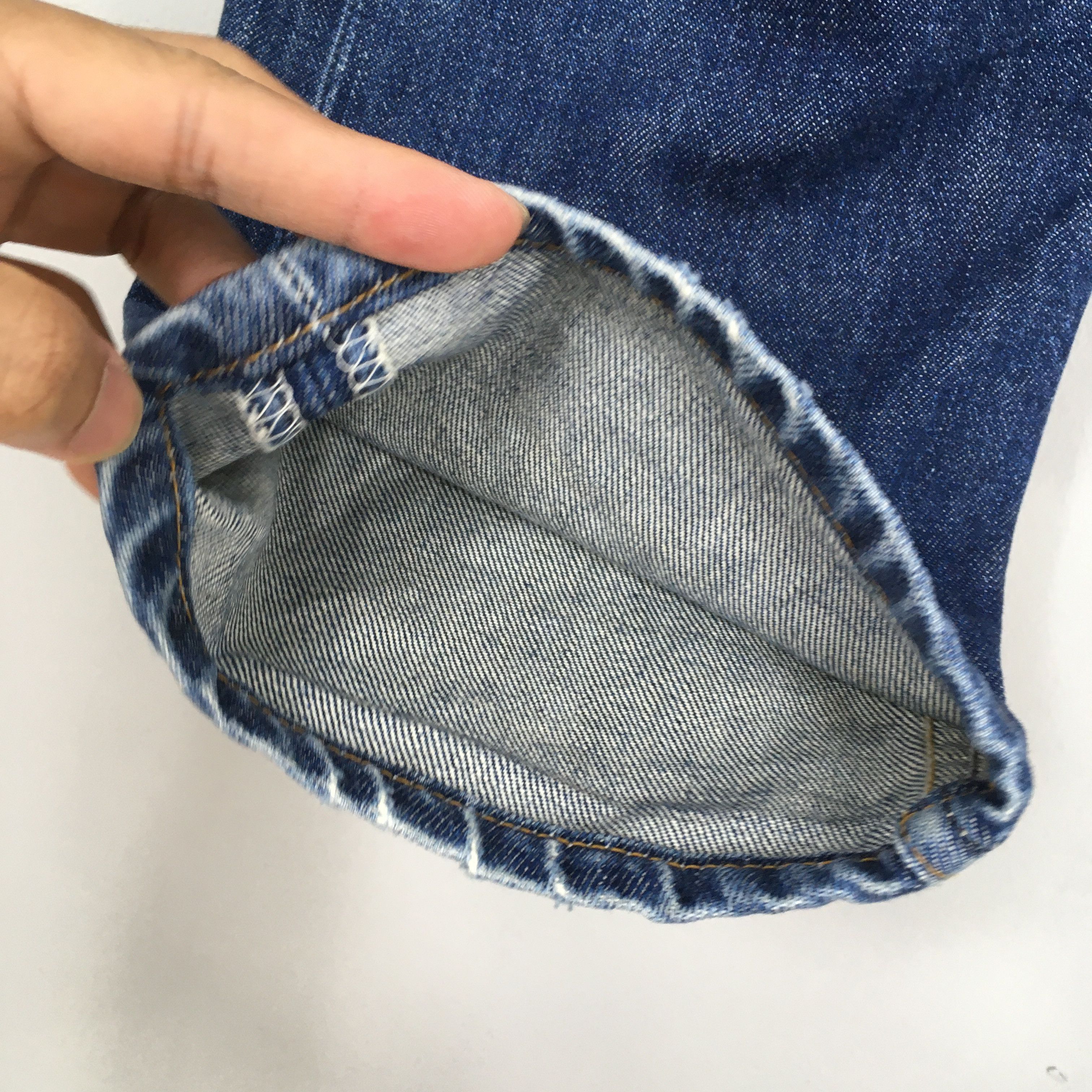 Levi's Size 29x26.5 Vintage 90s Levi's 501 Faded Blue Jeans S740 Size US 29 - 5 Thumbnail