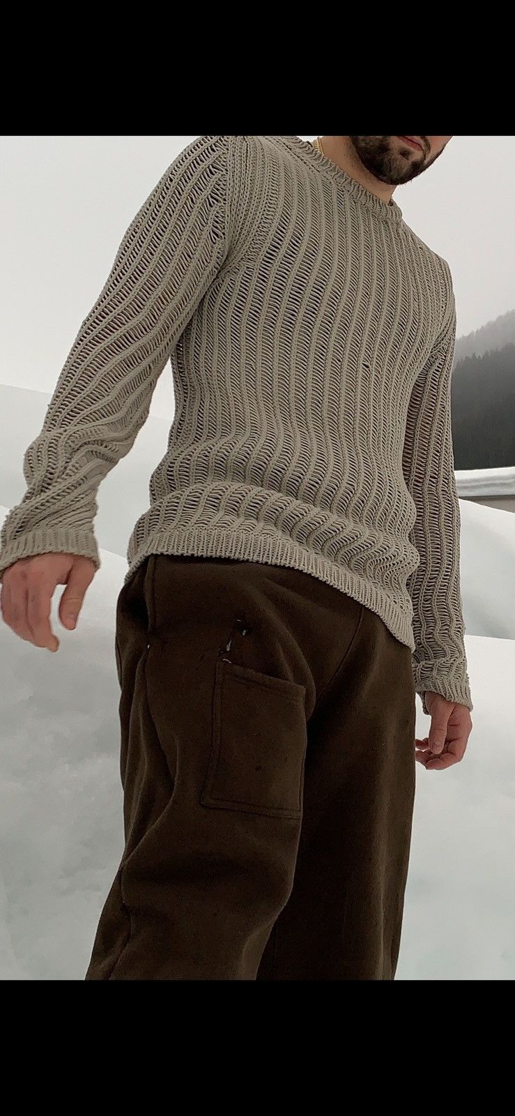 Rick Owens Rick Owens Knit Sweater S/S 2016 Cyclops Size US M / EU 48-50 / 2 - 7 Thumbnail