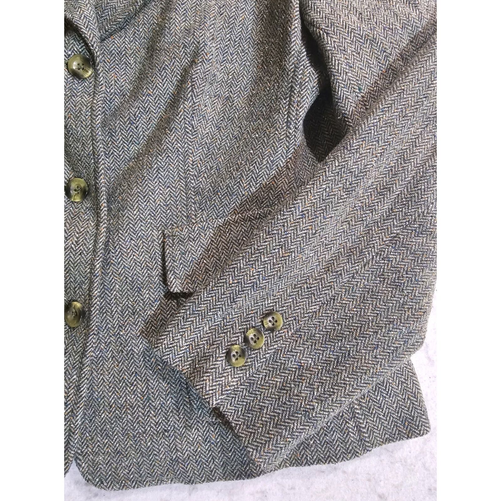 Vintage VINTAGE L.L. Bean Signature Wool Blend 3-Button Blazer Women’s Size Medium Reg Green Blazer Womens 90s Classic Casual Formal Size M / US 6-8 / IT 42-44 - 5 Thumbnail
