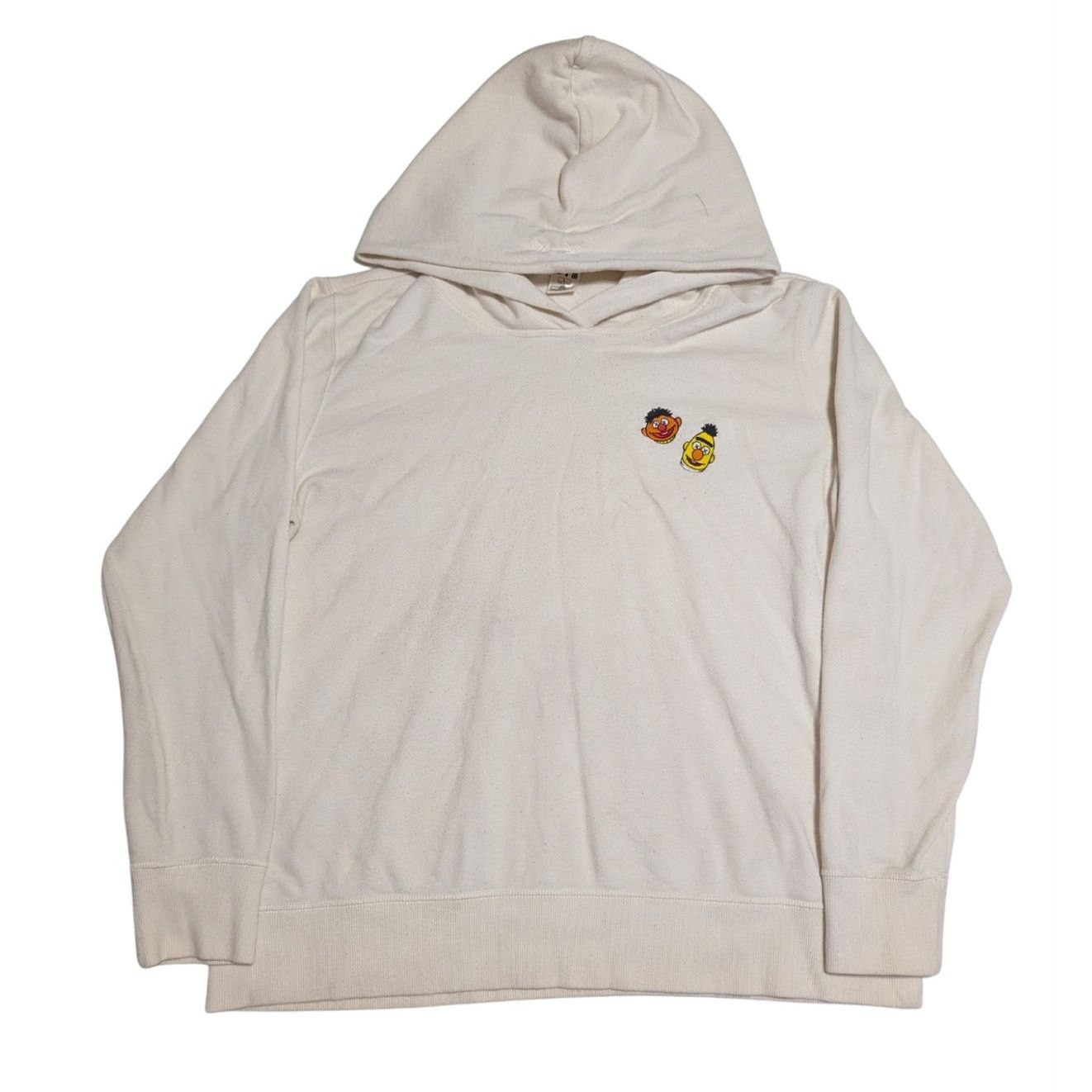 Uniqlo Kaws X Uniqlo Sesame Street Pullover Hoodie Sweatshirt USED Size US L / EU 52-54 / 3 - 5 Thumbnail
