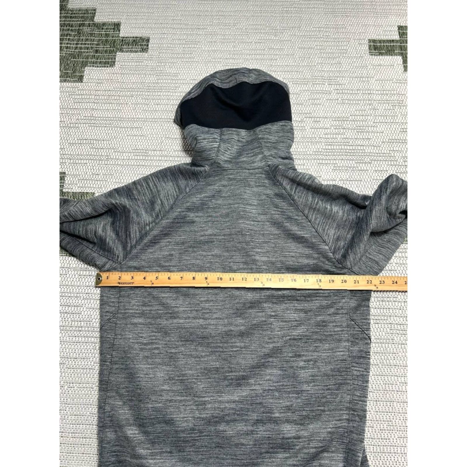 Nike Nike Hoodie Men Medium Gray Dri Fit Swoosh Logo Raglan Sleeve Full Zip Hooded Pockets Running Athleisure SS? Size US M / EU 48-50 / 2 - 7 Thumbnail