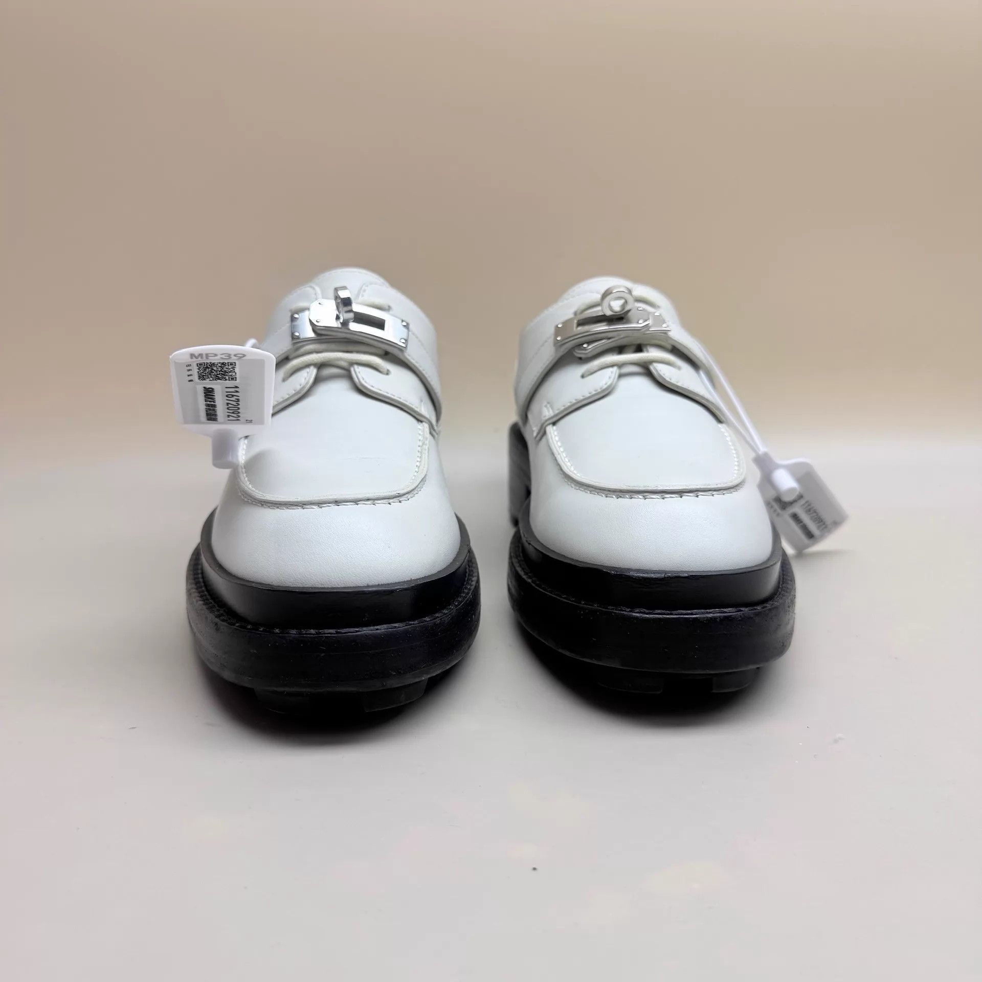 Hermes Hermes Kelly Silver Buckle Platform Loafer 36 (99 New) Size US 5.5 / IT 35.5 - 2 Thumbnail