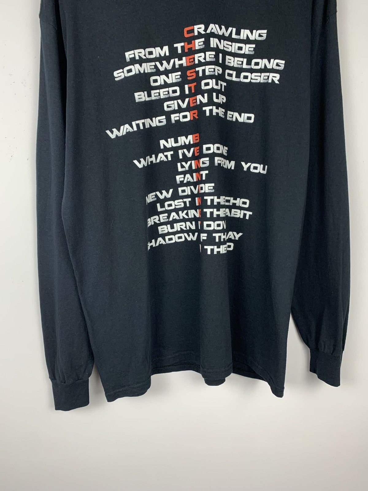 Band Tees Linkin Park Chester Bennington Long Sleeve T-Shirt Size L Size US L / EU 52-54 / 3 - 3 Thumbnail