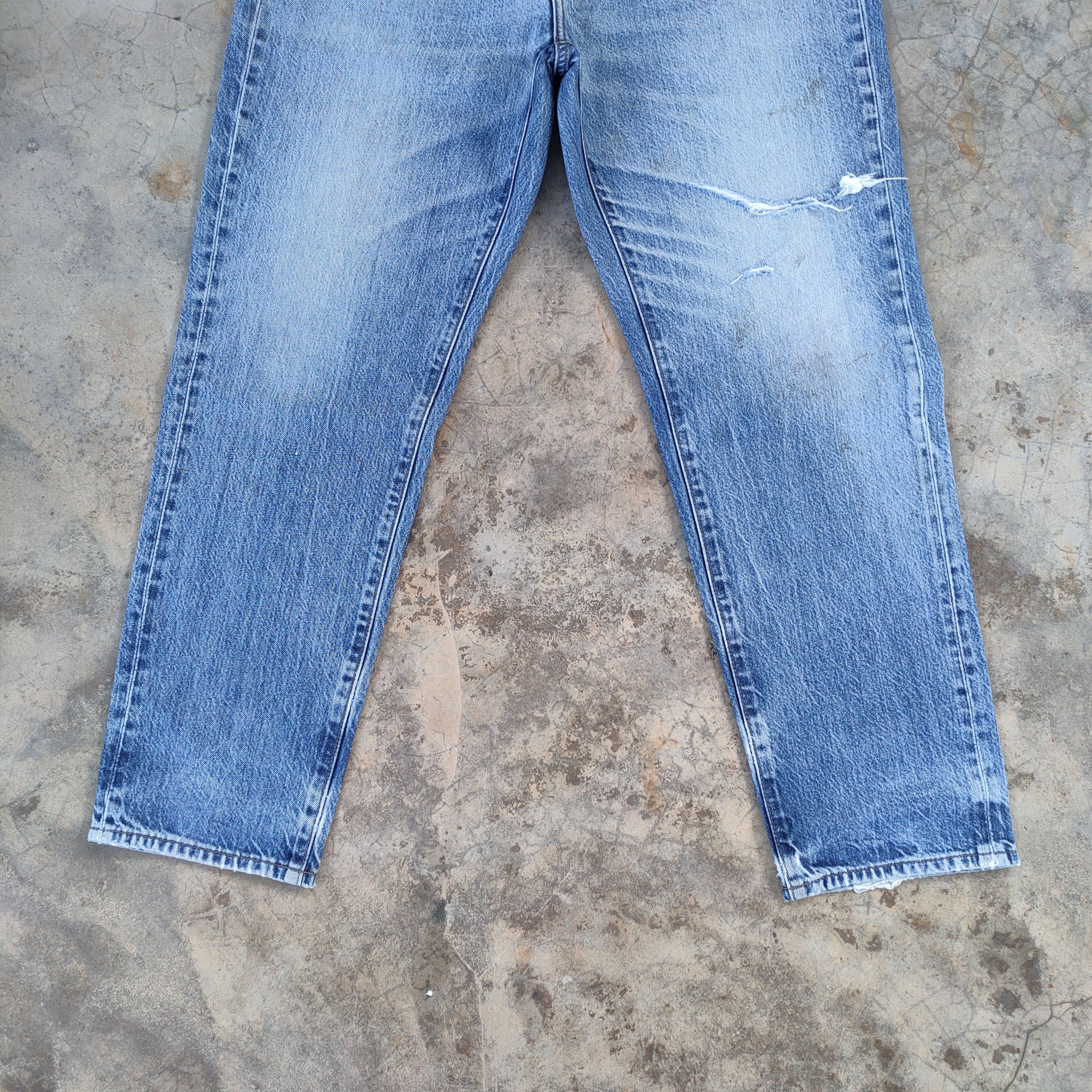 Japanese Brand VINTAGE JAPANESE RIPPED DISTRESSED JEANS PANTS Size US 36 / EU 52 - 4 Thumbnail