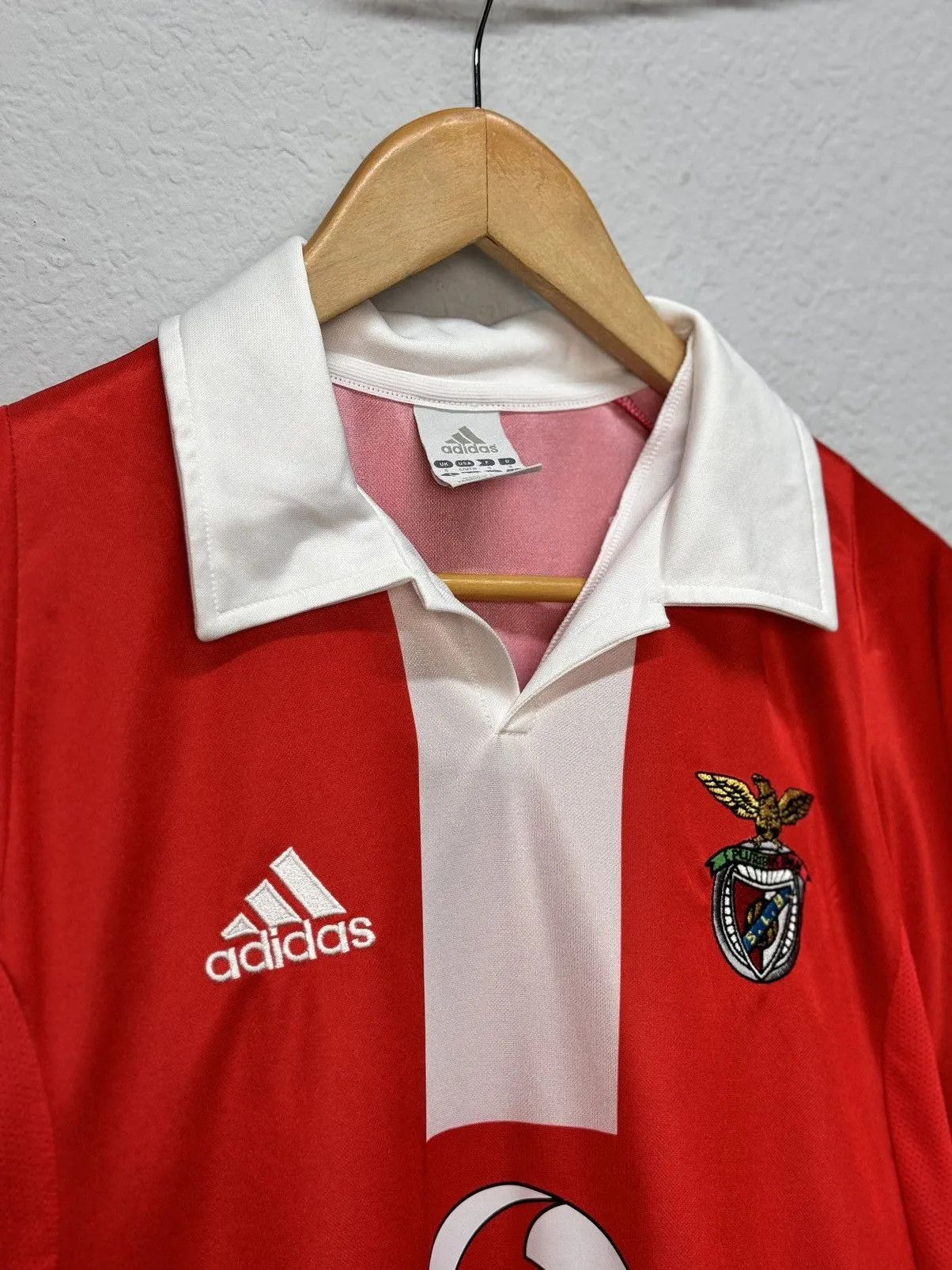 Adidas Vintage Adidas Benfica 2004 Spain Soccer Jersey Football tee Size US S / EU 44-46 / 1 - 6 Thumbnail