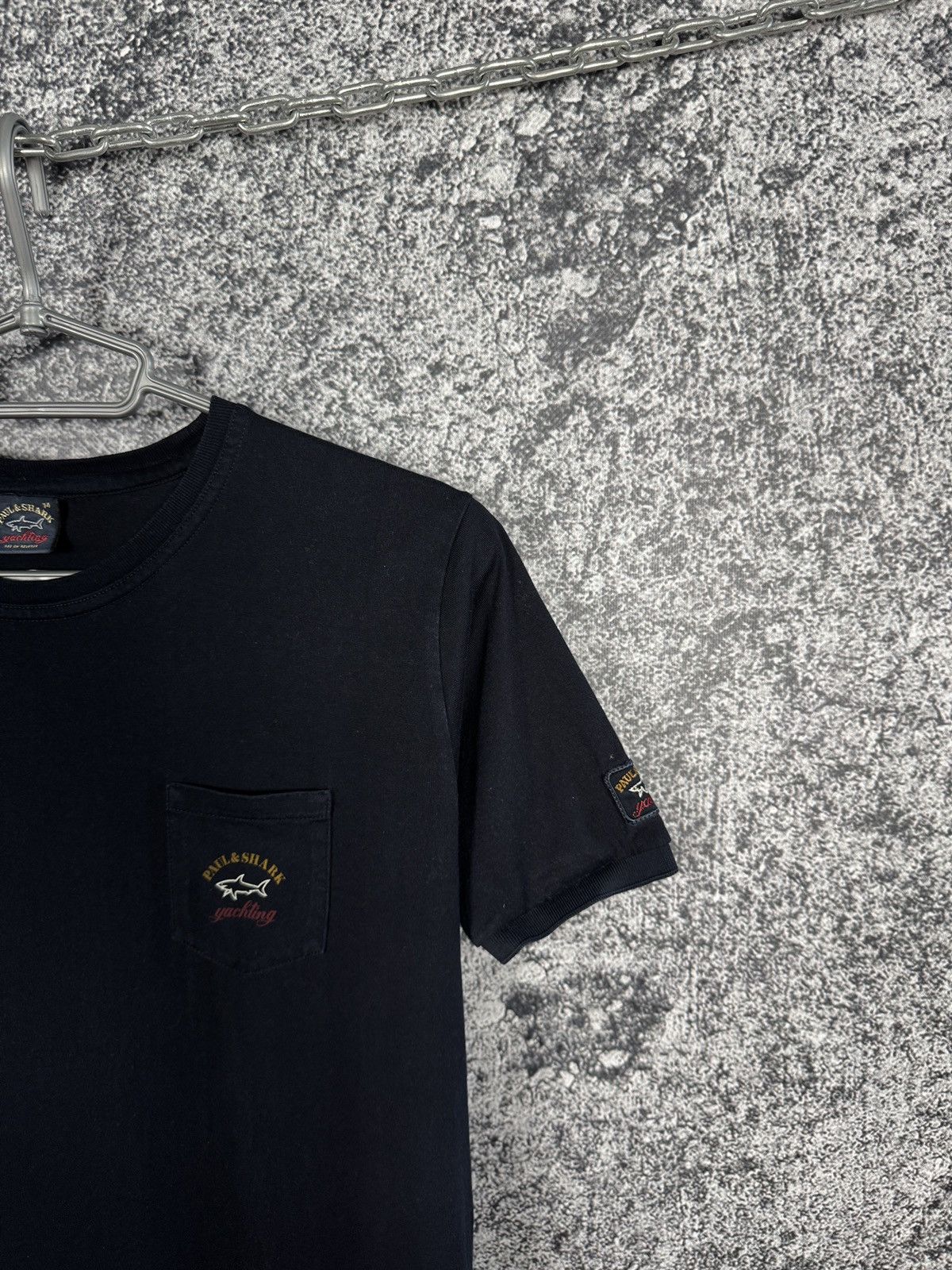 Paul & Shark Women’s Paul Shark T-Shirt Made in Italy Navy Blue Size 14 Size L / US 10 / IT 46 - 2 Thumbnail