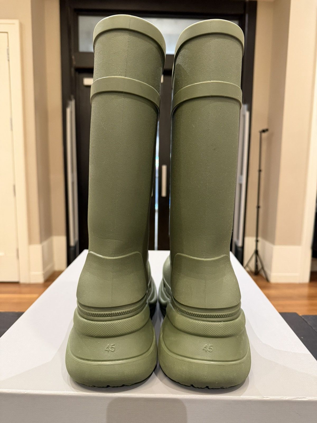 Balenciaga Balenciaga X Crocs Boot - Green Size US 12 / EU 45 - 3 Thumbnail