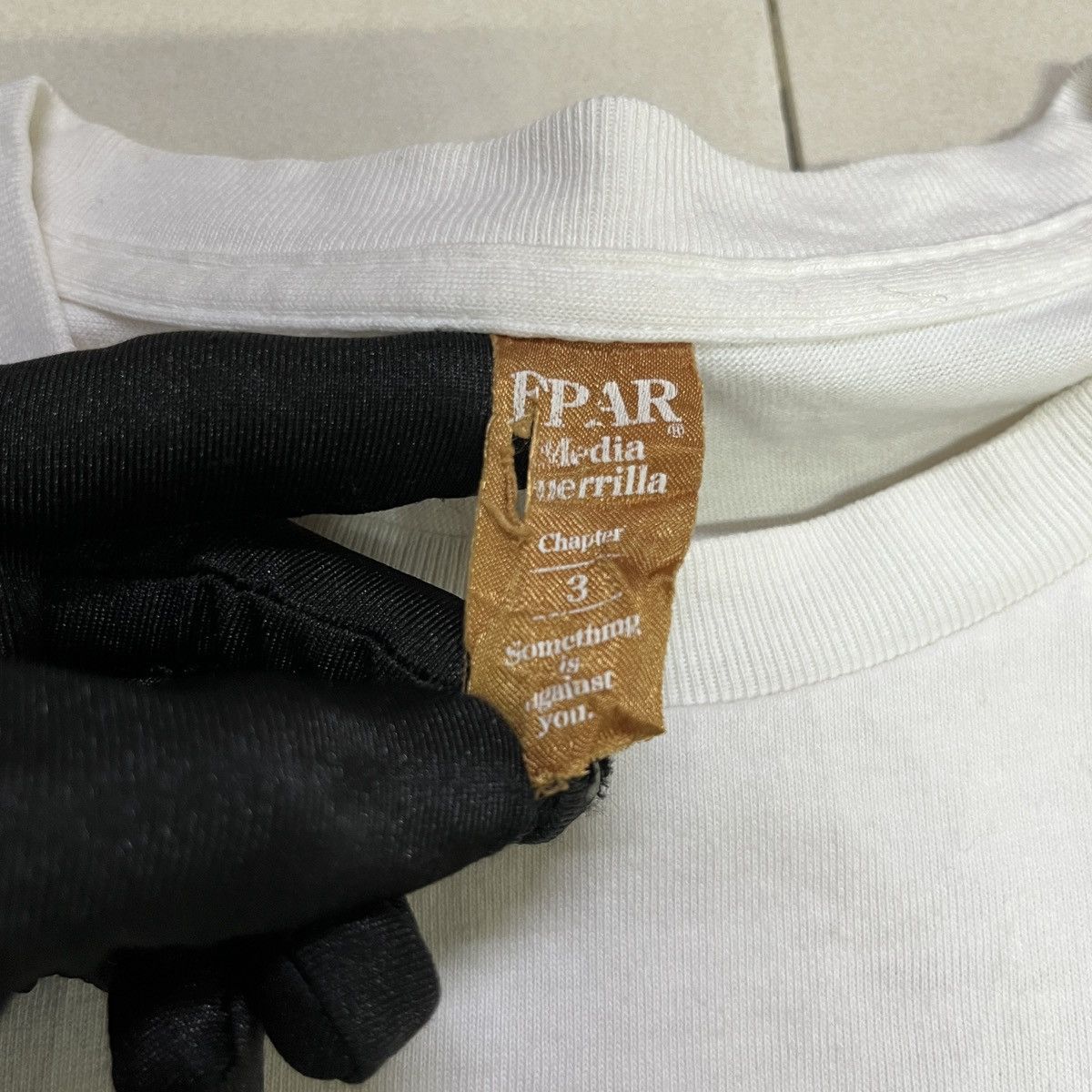 FPAR × Japanese Brand × Vintage Fpar Media Guerrilla Quotes T Shirt Size US M / EU 48-50 / 2 - 7 Thumbnail