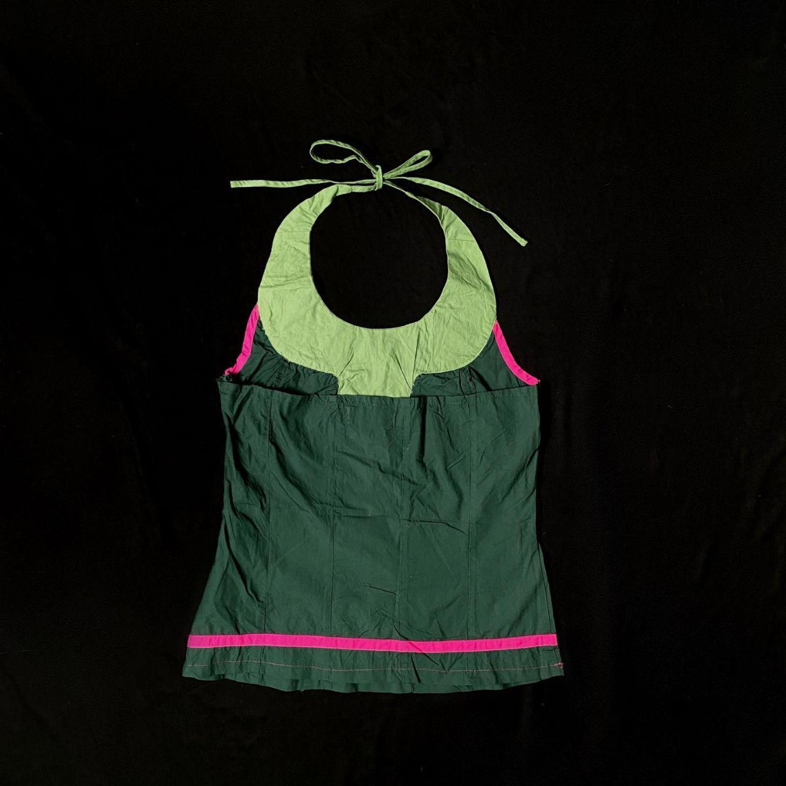 Japanese Brand Adorable embroidered halter top 🌸✨ Size S / US 4 / IT 40 - 3 Thumbnail