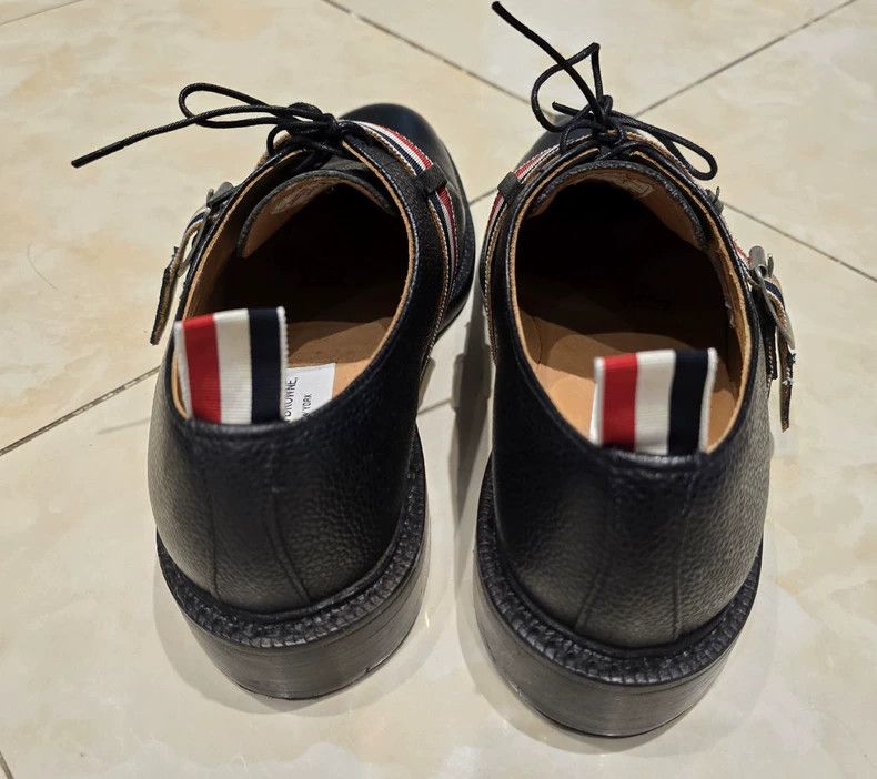 Thom Browne Thom Browne Classic three-color striped men's black leathe Size US 9 / EU 42 - 3 Thumbnail