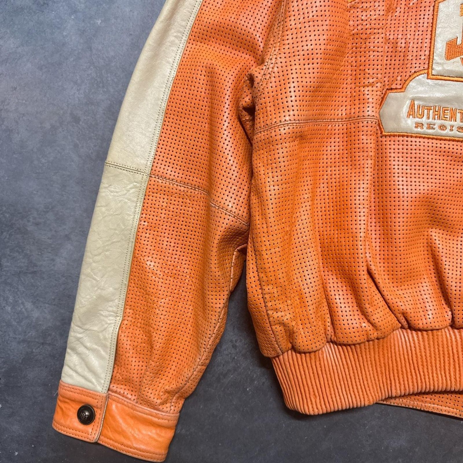 Pelle Pelle × Vintage Vintage Pelle Pelle March Buchanan HipHop Rap Leather Jacket Size US M / EU 48-50 / 2 - 3 Thumbnail