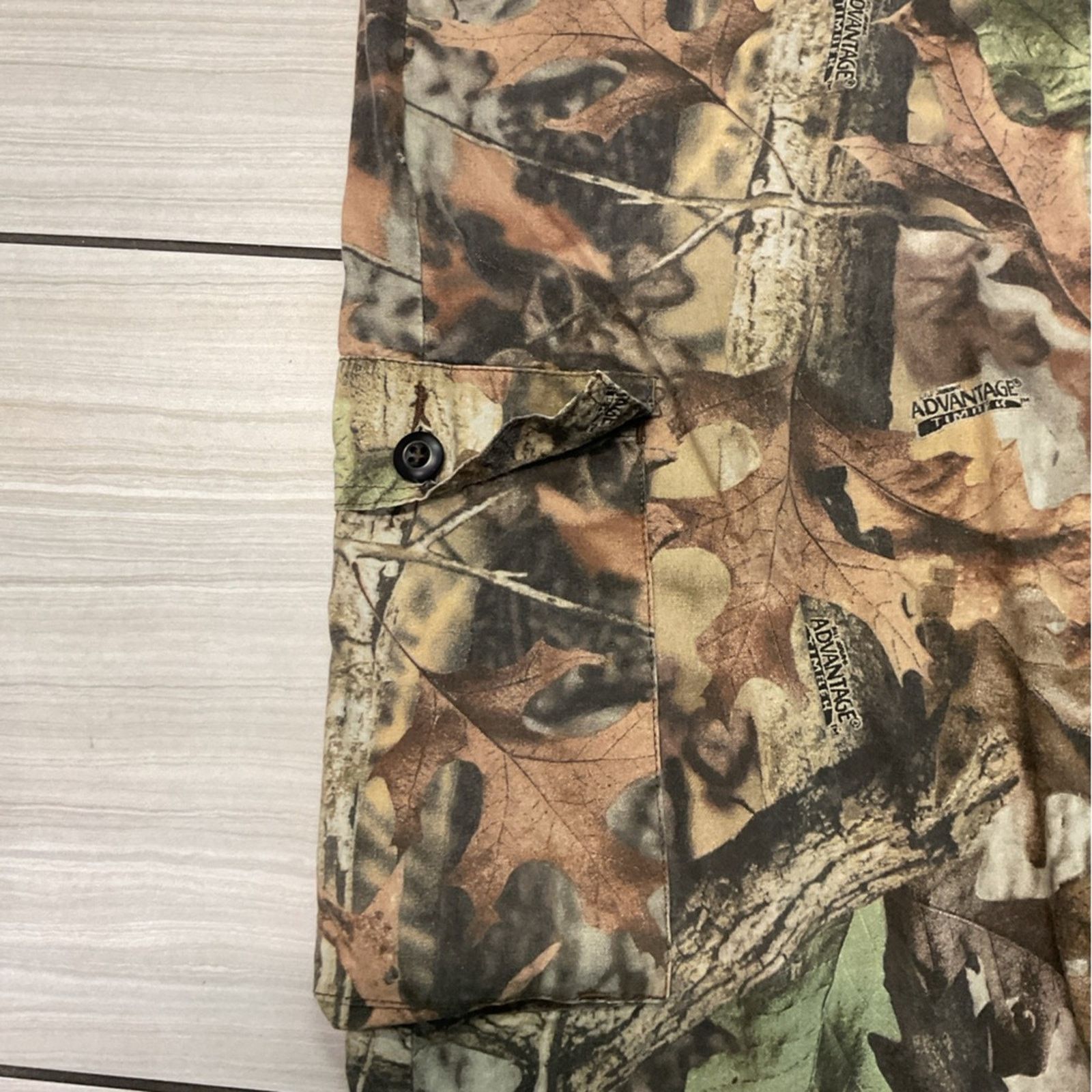 Vintage Advantage Timber Camo Cargo Adjustable Pants Size US 36 / EU 52 - 8 Thumbnail