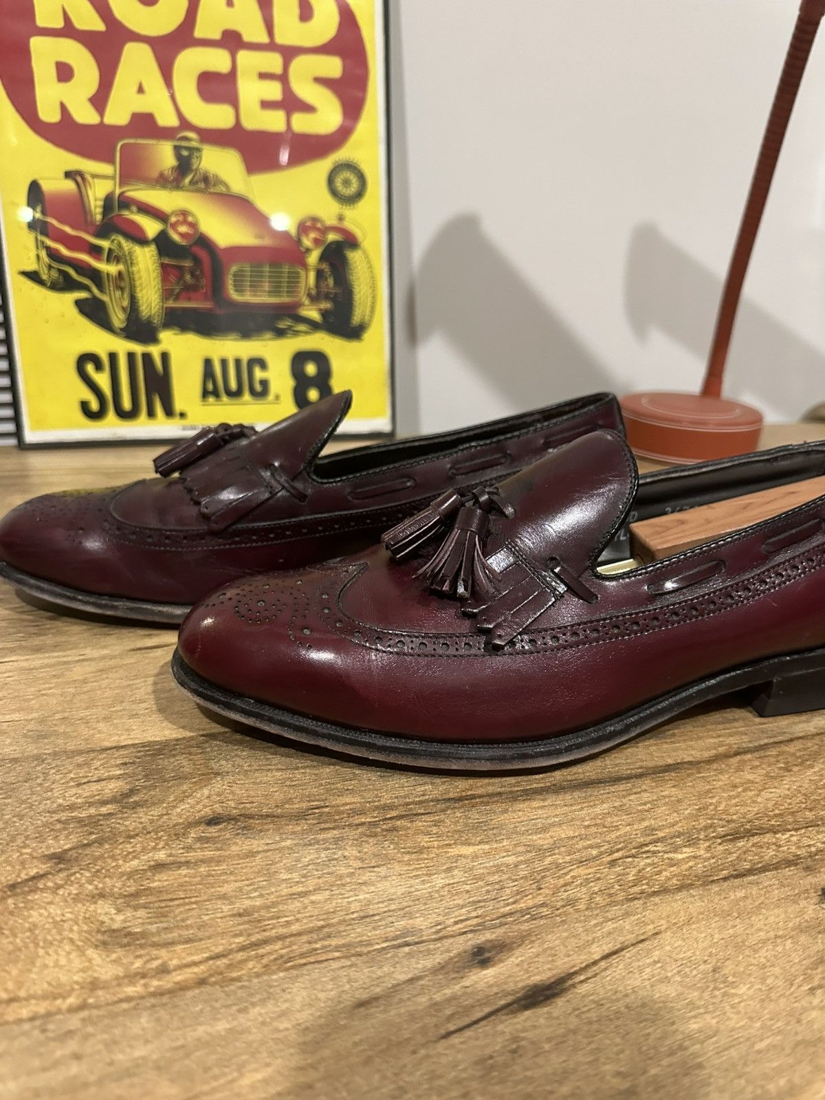 Footjoy Vintage Footjoy Classics Leather Tassel Loafer 9.5 D Size US 9.5 / EU 42-43 - 4 Thumbnail