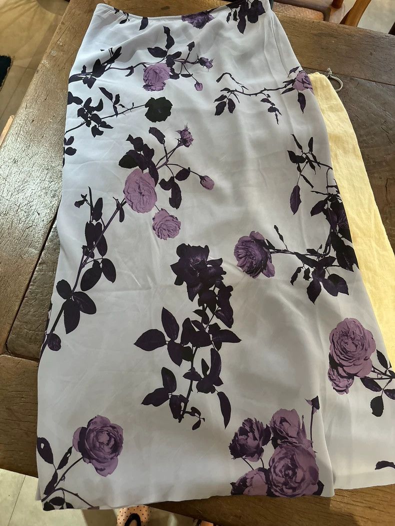 Dries Van Noten dries van noten size:38 Purple long dress in the garden Size 42" / US 20 - 4 Thumbnail