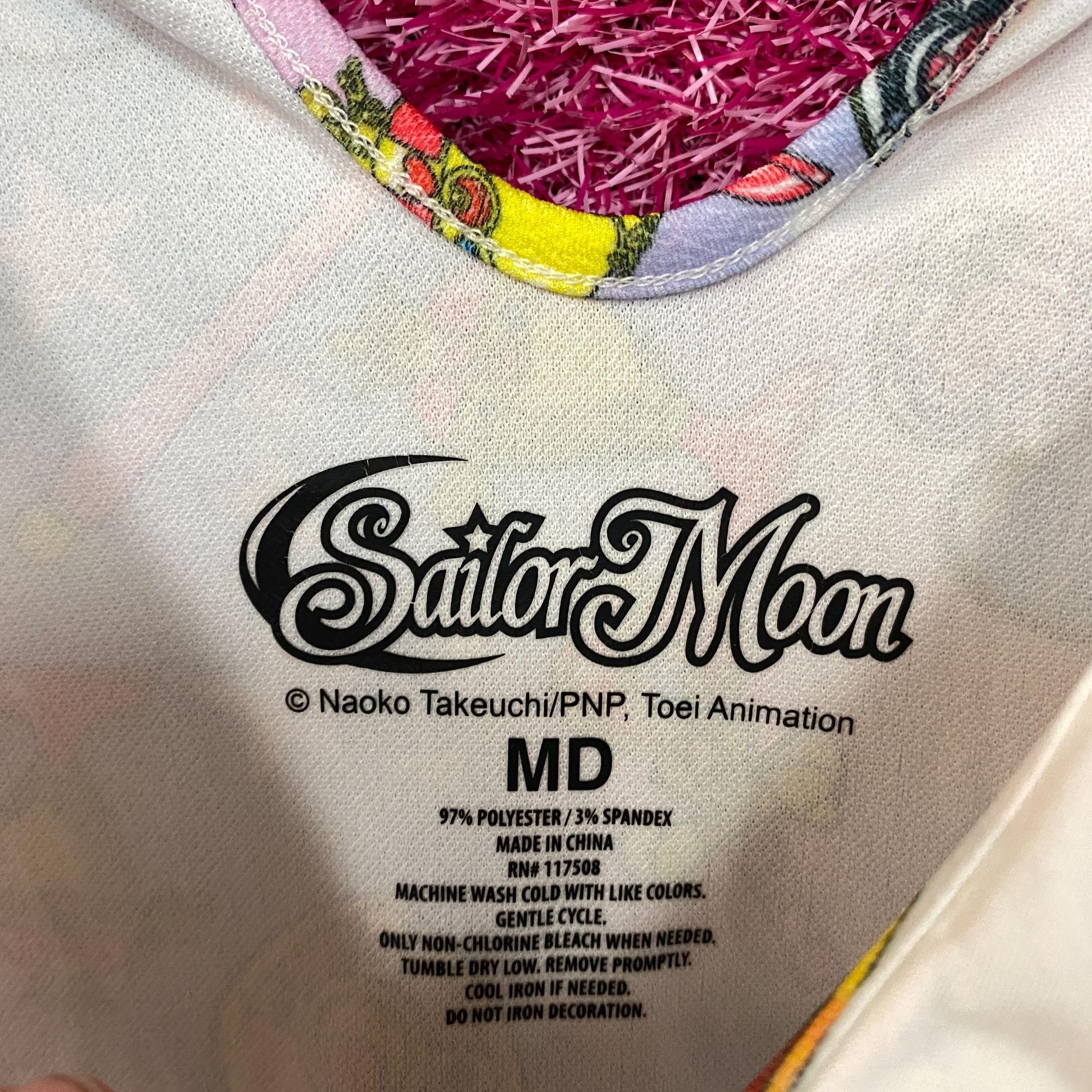 Anime Pretty Guardian Sailor Moon Graphic Print Dress Medium Size M / US 6-8 / IT 42-44 - 4 Thumbnail