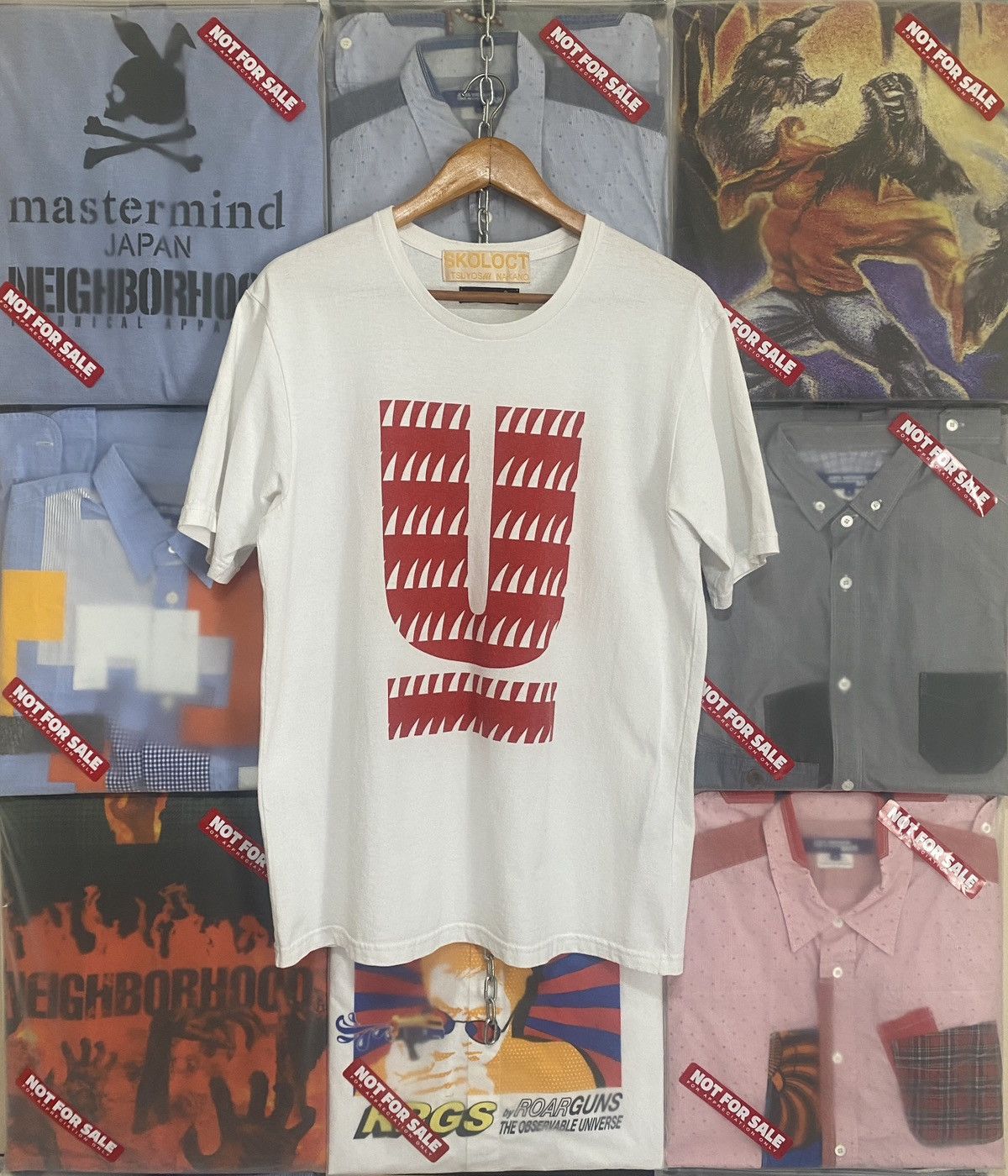 Jun Takahashi × Skoloct × Undercover Classic x Undercover Scoloct Rabbit Tee Spell Out Big Logo Size US M / EU 48-50 / 2 - 1 Thumbnail