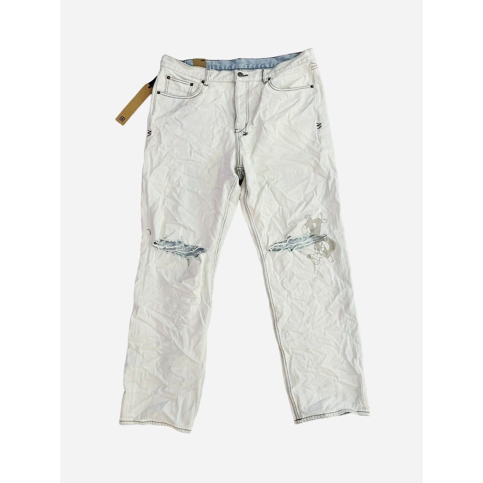 Ksubi Ksubi Jeans Mens Relaxed Straight Fit Iceberg Size 38/32 Size US 38 / EU 54 - 1 Thumbnail