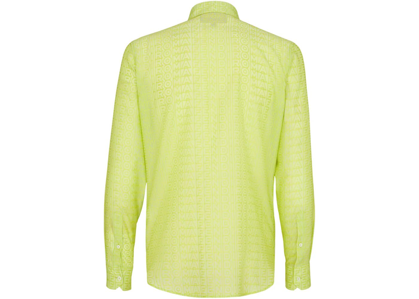 Fendi o1w1db10724 Shirt in Acid Green Size US M / EU 48-50 / 2 - 3 Thumbnail