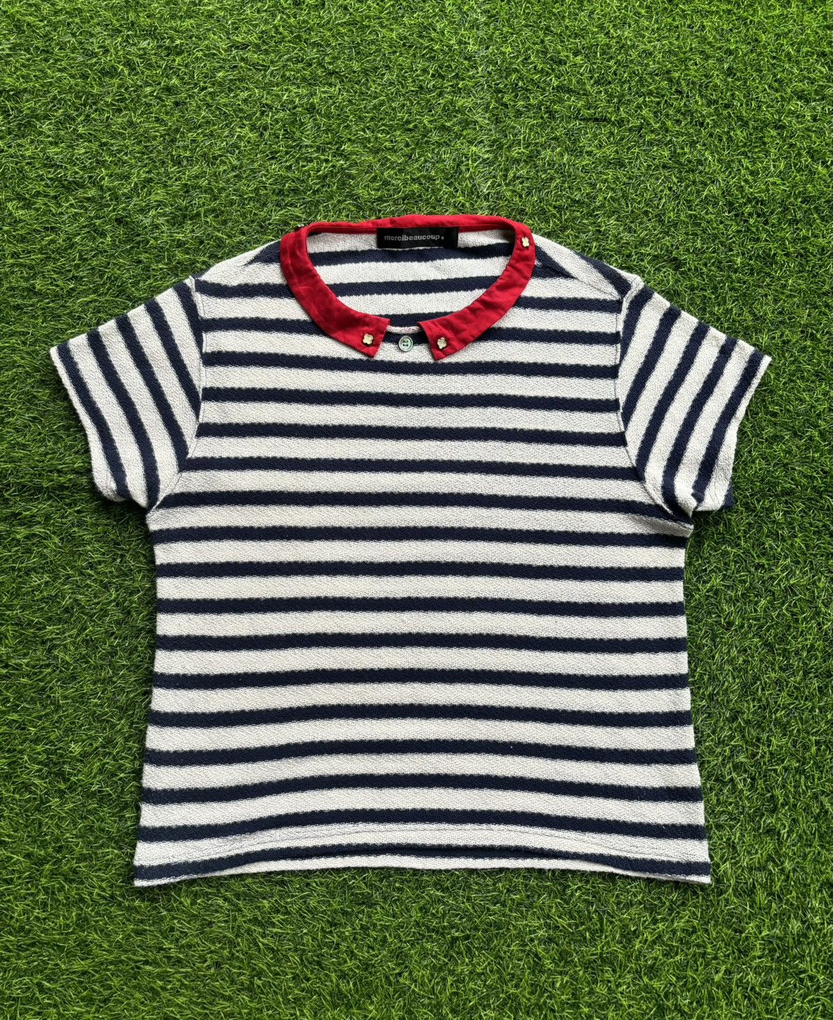 Issey Miyake Mercibeaucoup Issey Miyake Stripe Tshirt Size M / US 6-8 / IT 42-44 - 1 Thumbnail