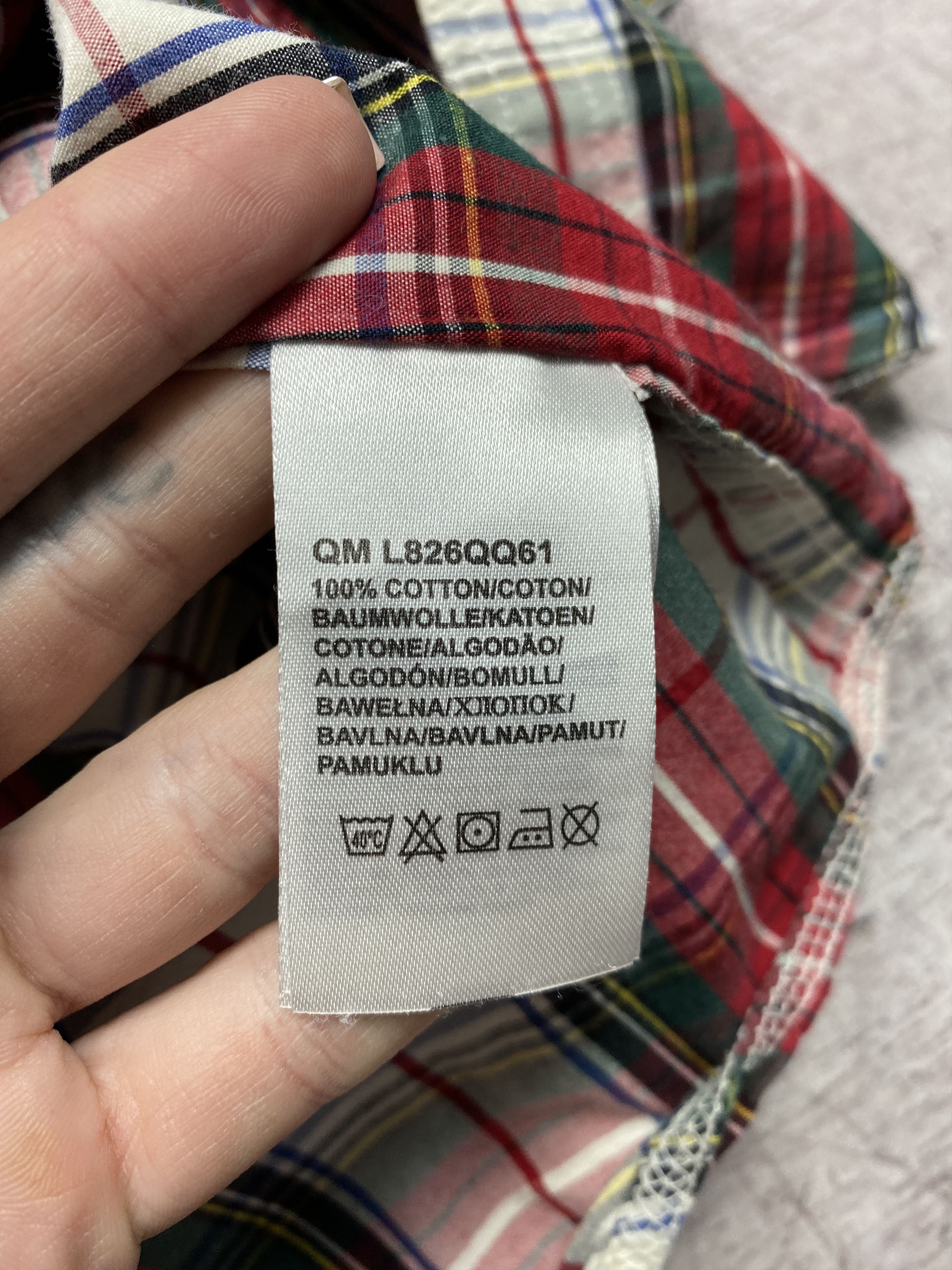 Lee × Vintage Lee Vintage Mens Plaid Long Sleeve Shirt Size US M / EU 48-50 / 2 - 6 Thumbnail