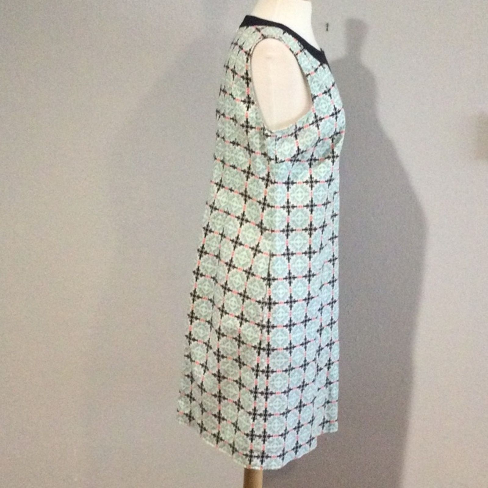 Other Talbots Blue/floral Zipper Back Side Pockets Dress Size 10 Size L / US 10 / IT 46 - 4 Thumbnail