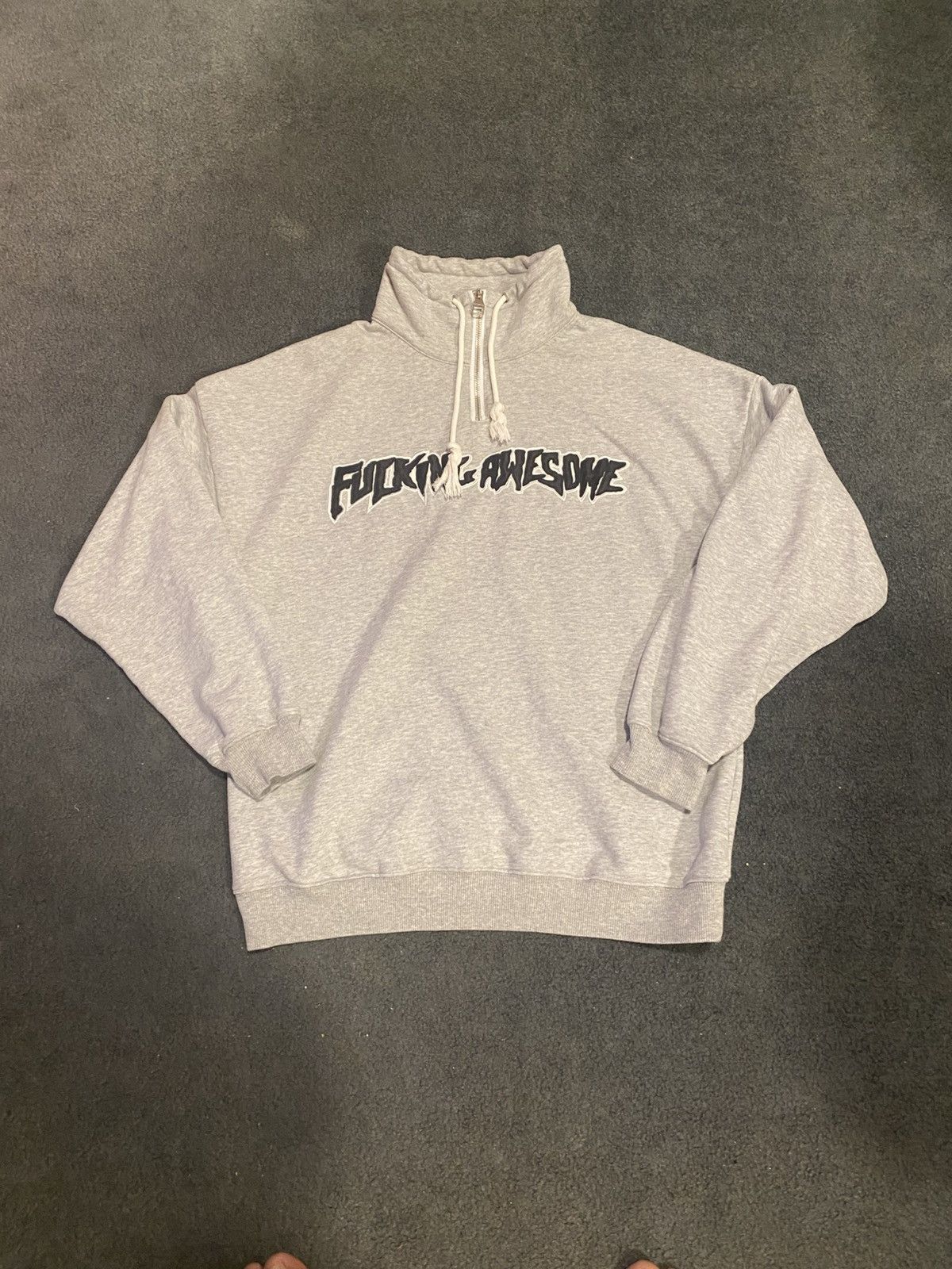 Designer × Fucking Awesome FUCKING AWSOME QUARTER ZIP SWEAT Size US M / EU 48-50 / 2 - 1 Thumbnail