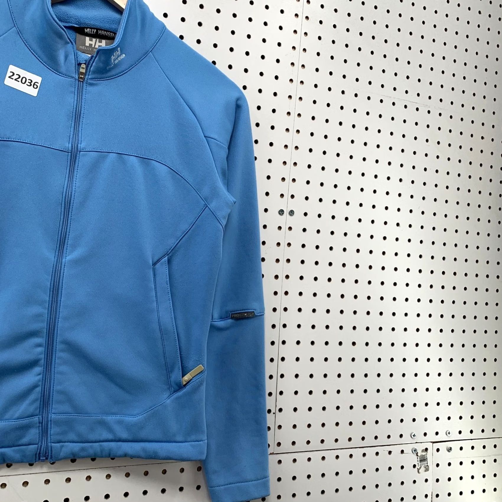 Helly Hansen Helly Hansen Track Jacket Blue Womens Small Full Zip Activewear 17.5x23 HH Size S / US 4 / IT 40 - 4 Thumbnail