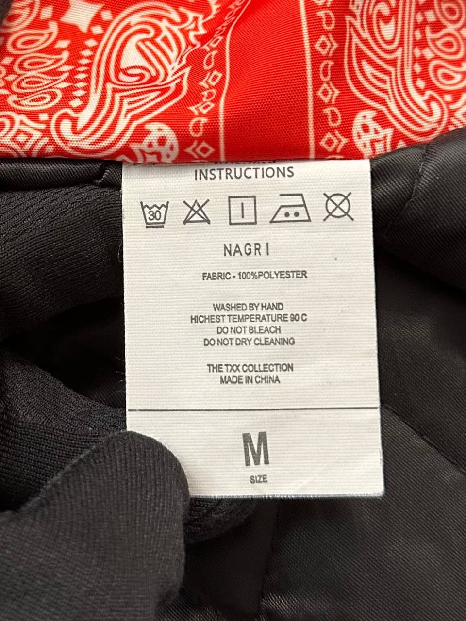 Japanese Brand NAGRI jacket Los Angeles hip hop streetwear Paisley pattern Size US M / EU 48-50 / 2 - 6 Thumbnail