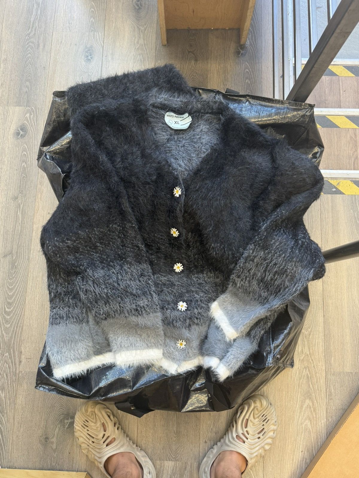 Other WNTD Apparel Mohair Cardigan Black Size US XL / EU 56 / 4 - 1 Thumbnail