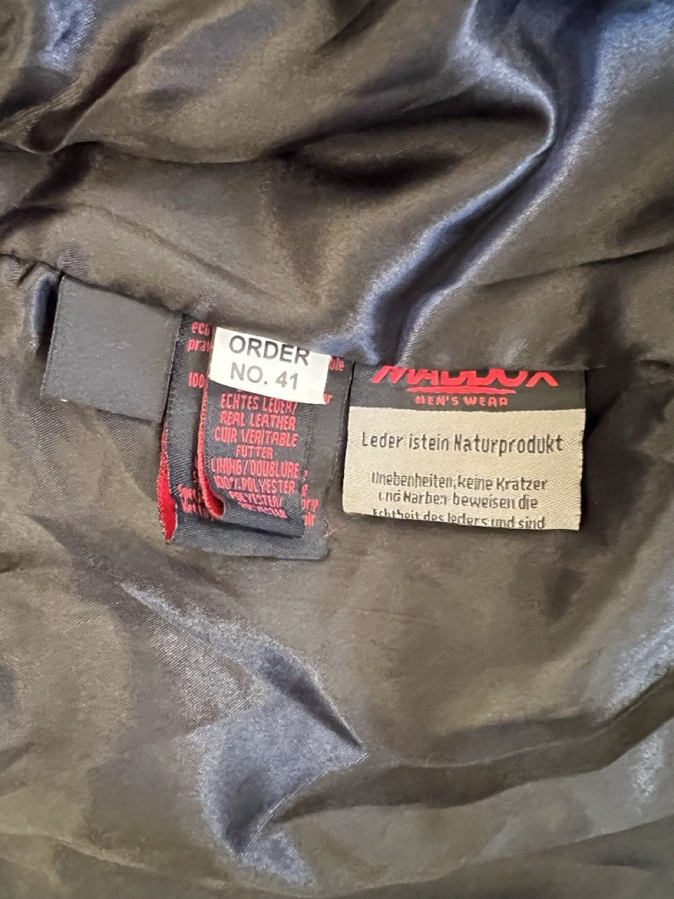 Other Maddox European Leather Jacket. Black. Size 52. Fits L Size US L / EU 52-54 / 3 - 8 Thumbnail